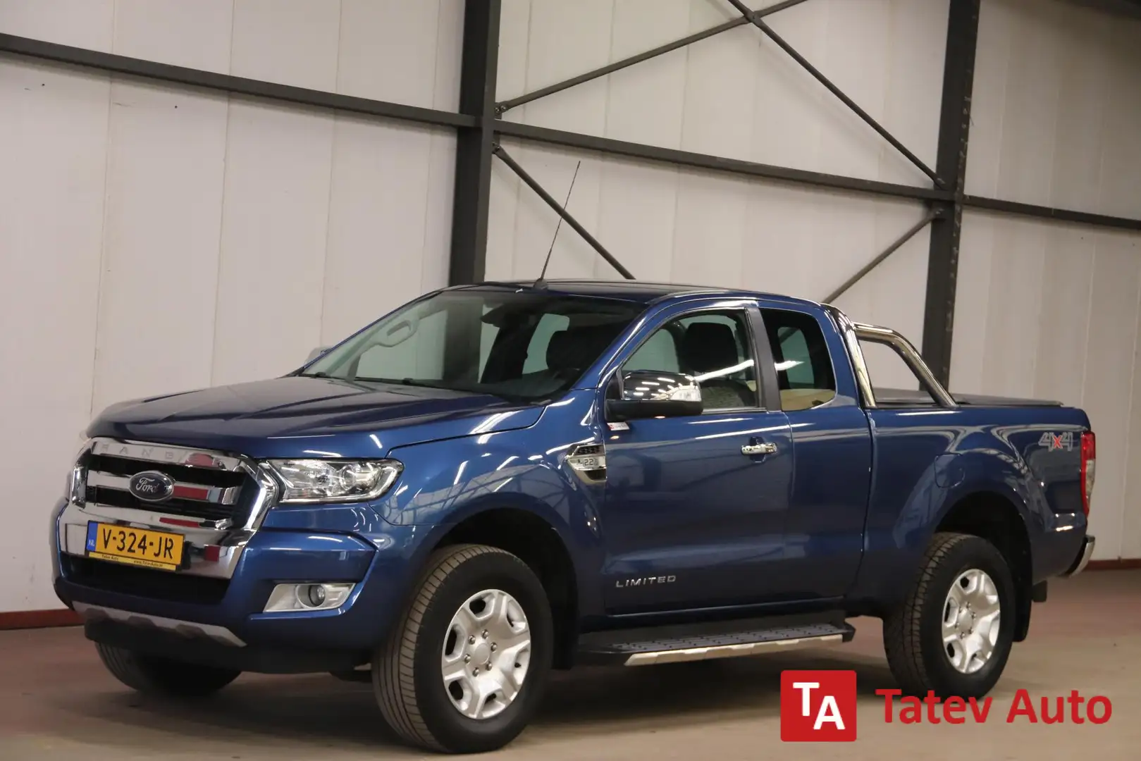 Ford Ranger 2.2 TDCi AUTOMAAT 2.2 TDCi Limited Supercab Blauw - 1