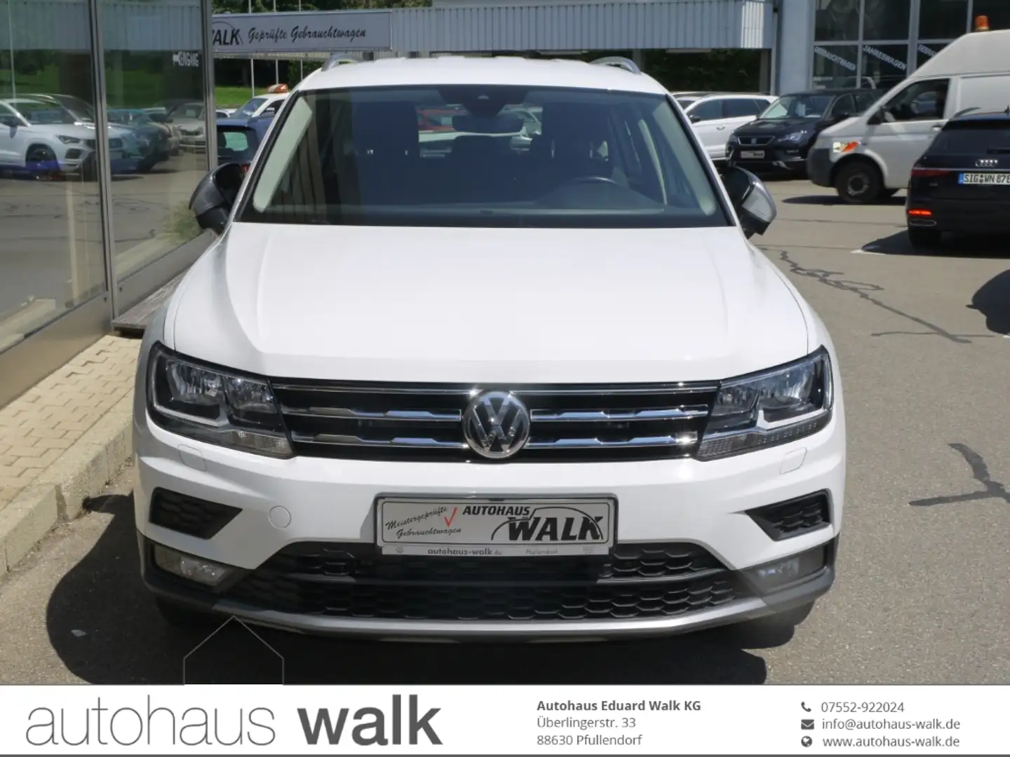 Volkswagen Tiguan Allspace 2,0 TSI DSG 4M Comfortline NAVI/App/RFK Blanc - 1