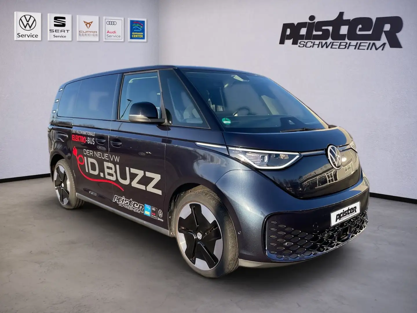 Volkswagen ID. Buzz Bus PRO+AHK+elektr.Heckklappe+ACC Blau - 2
