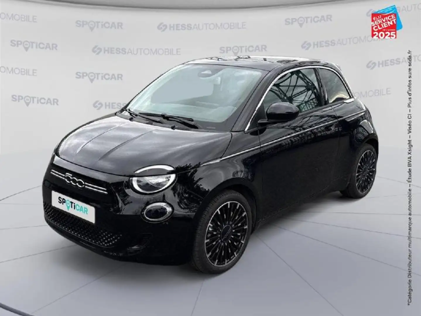 Fiat 500e e 118ch Icône Plus Noir - 1