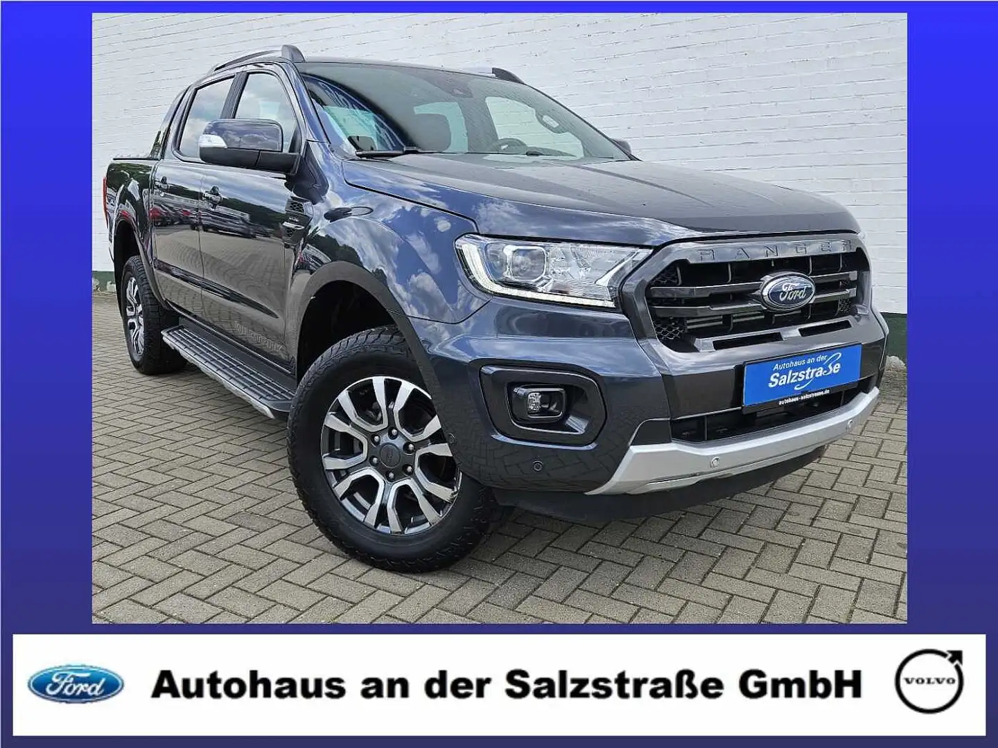 Ford Ranger Wildtrak*LED*ACC*AHK*e-Rollo*Navi* Grau - 1