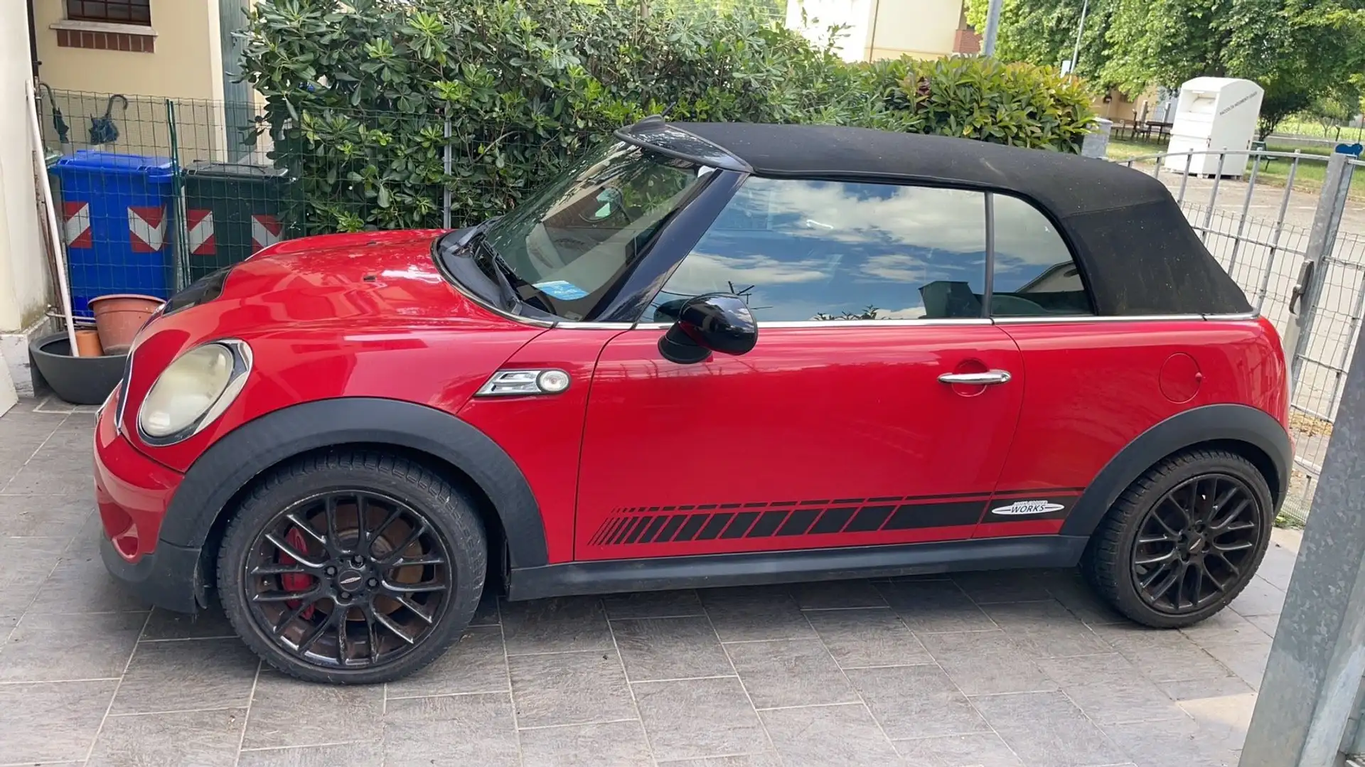 MINI John Cooper Works Cabrio Mini III R57 2007 Cabrio 1.6 FL Rosso - 1