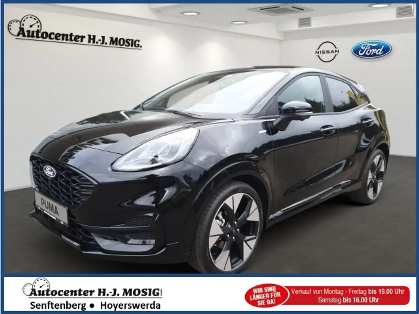 Ford Puma ST-Line 1.0 EcoBoost Hybrid 7-Gang-PowerShi Negru - 1