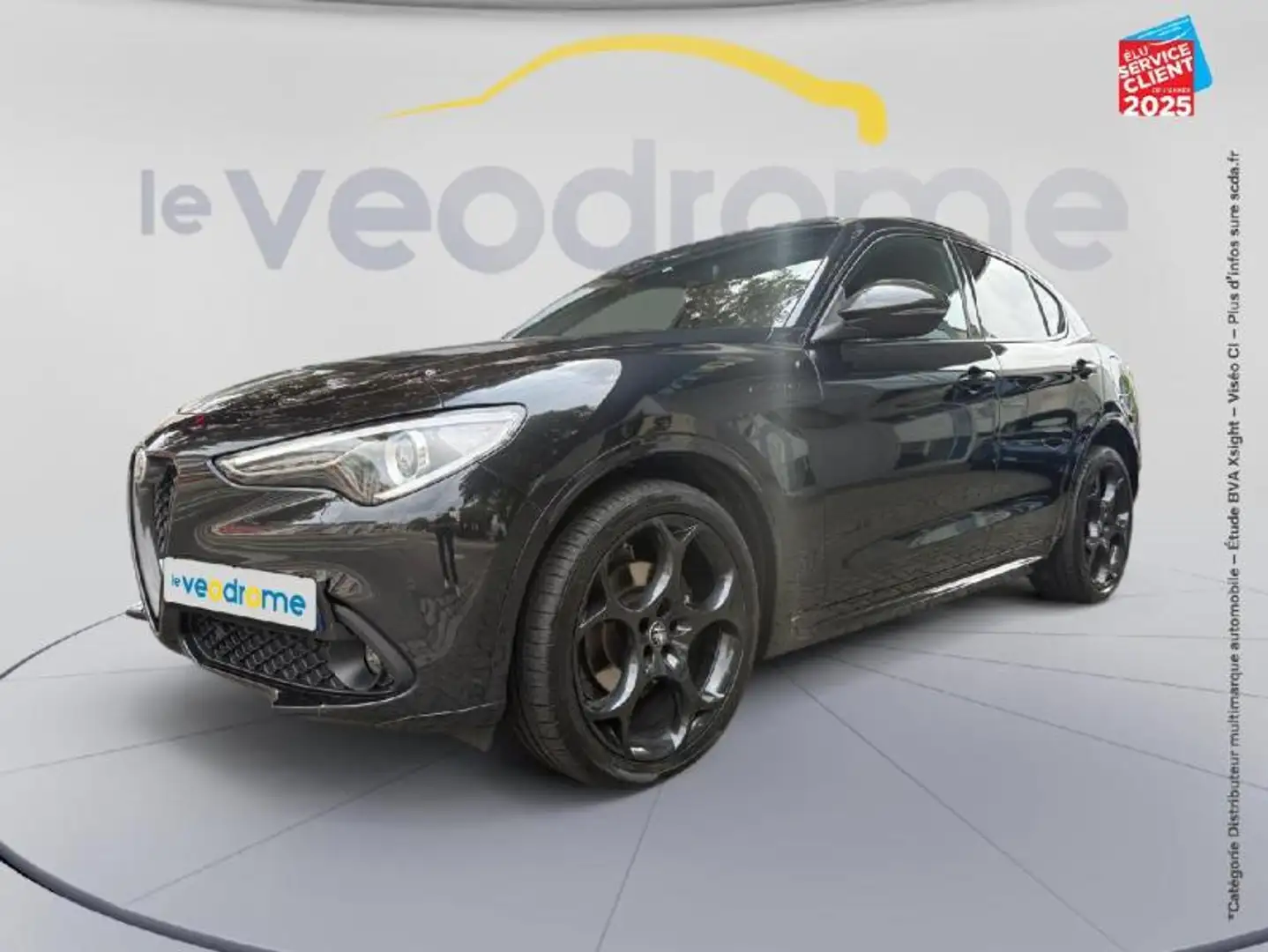 Alfa Romeo Stelvio 2.2 Diesel 210ch Estrema Q4 AT8 MY22 Noir - 1