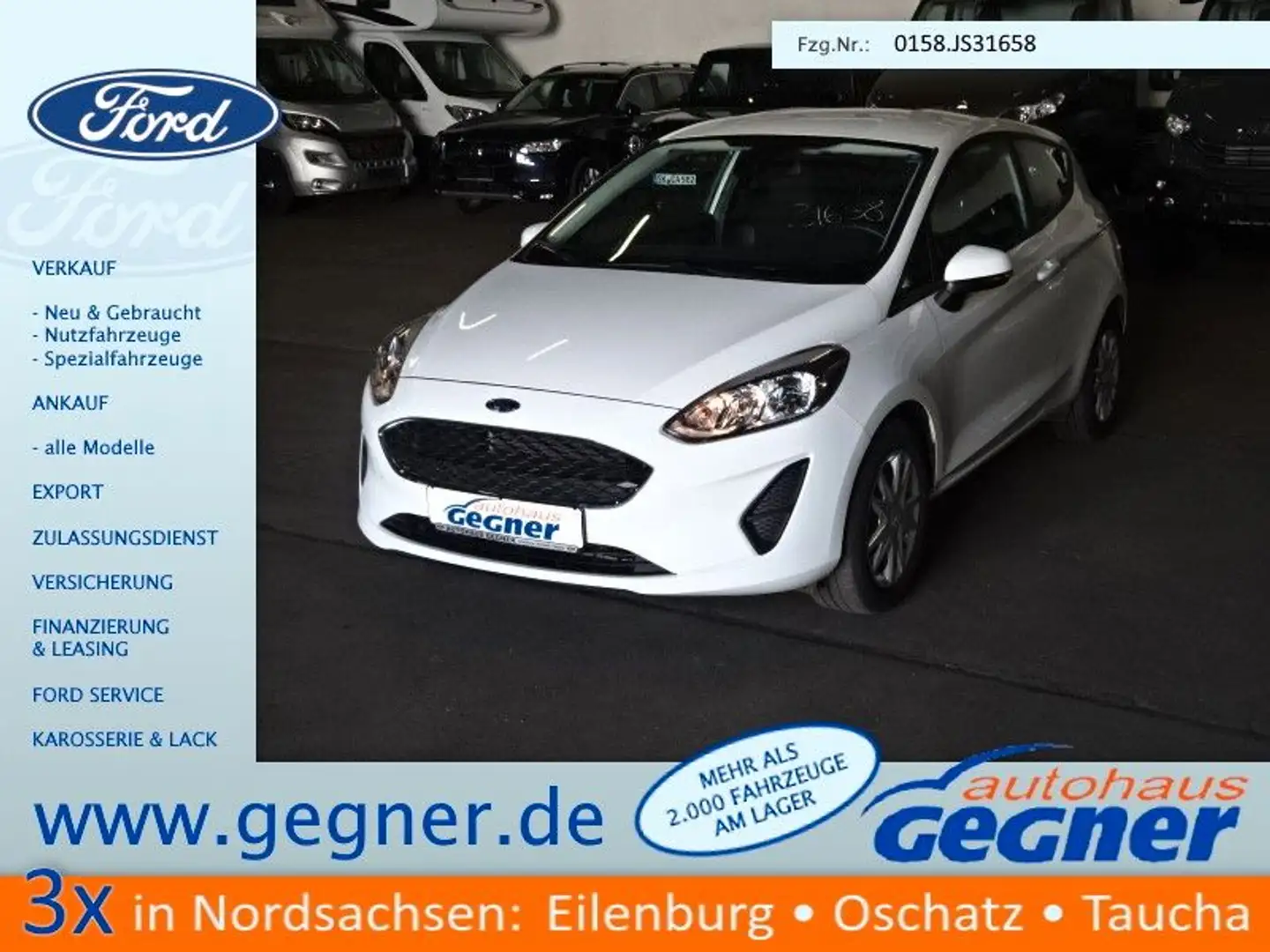 Ford Fiesta 1.1 Trend Cool & Sound eCall Winterpaket Weiß - 1