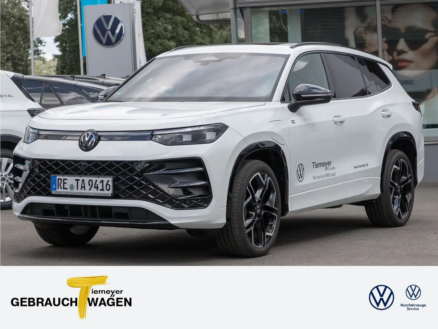 Volkswagen Tayron 1.5 eHybrid DSG R-LINE AREA VIEW PANO HAR Weiß - 1