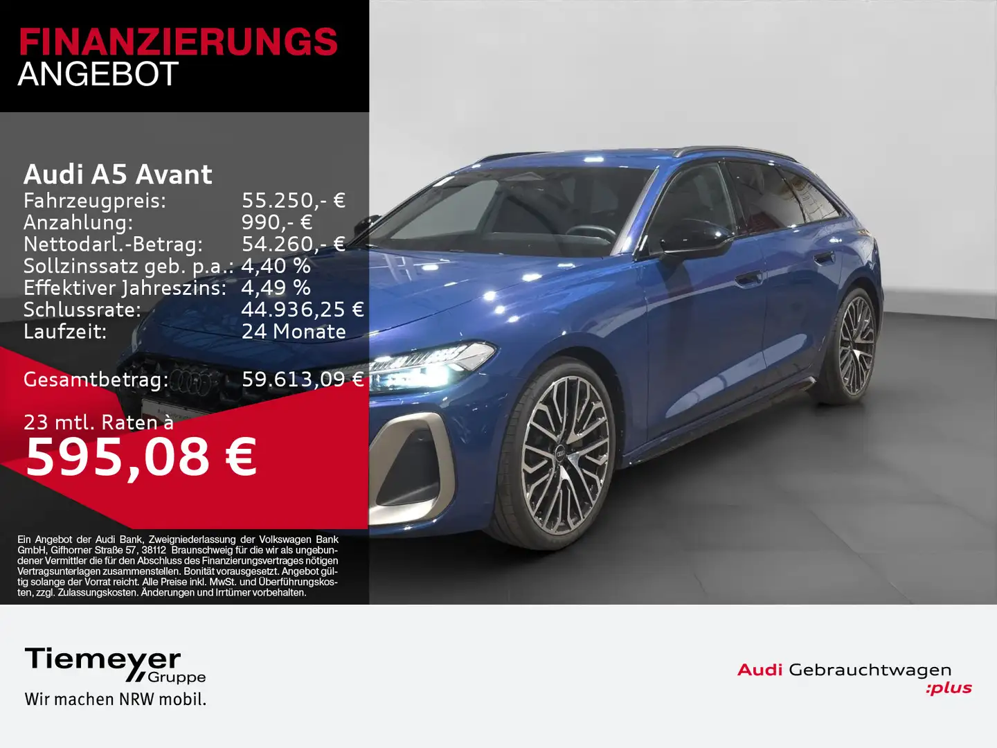Audi A5 TFSI 2x S LINE EDITION 1 LM20 BF-DISPLA Blau - 1