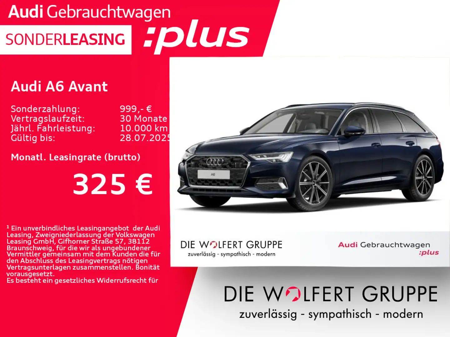 Audi A6 advanced 40 TDI S tronic ACC*AHK*360° Blau - 1