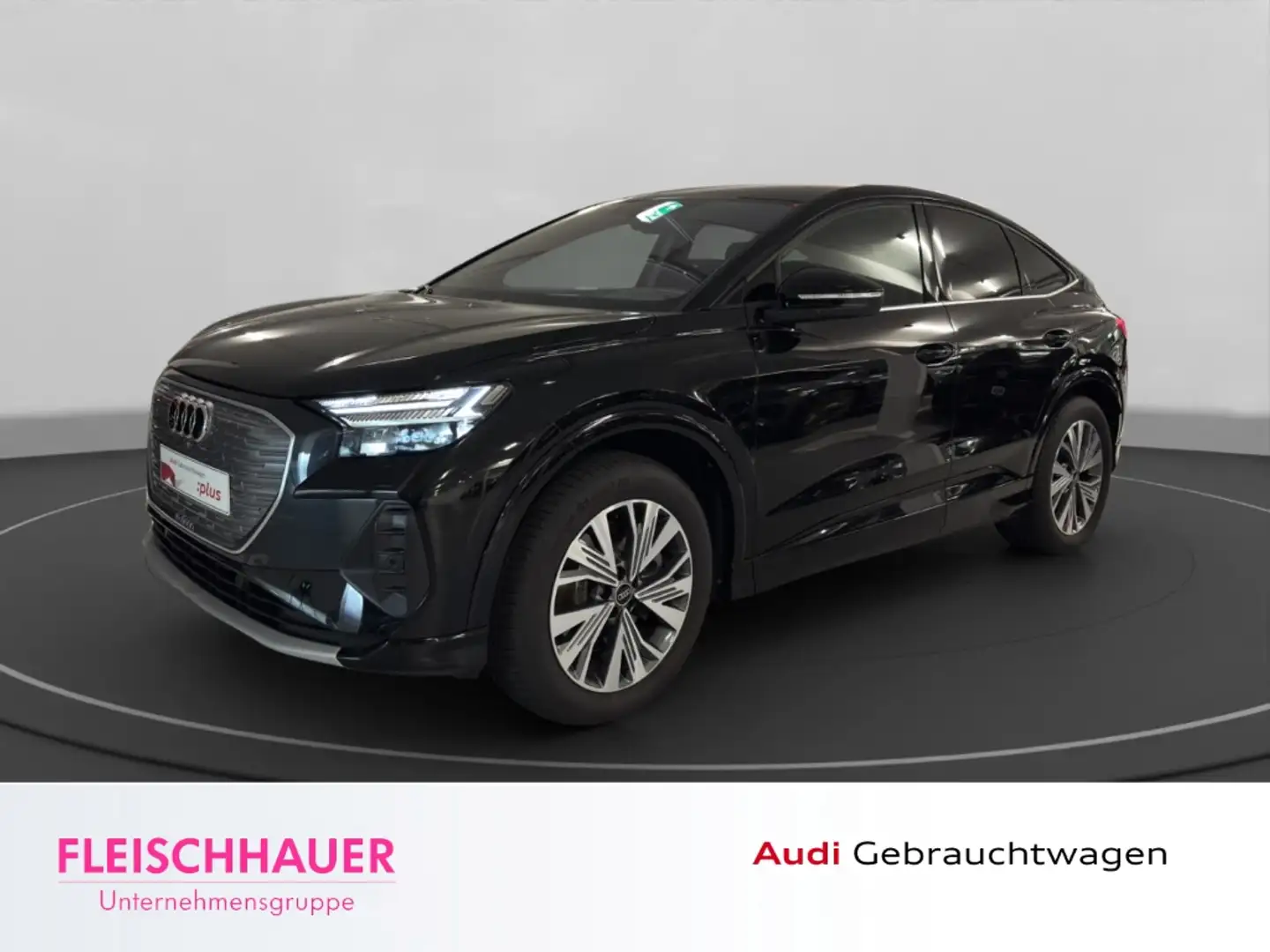 Audi Q4 e-tron e-tron 45 Sportback qu. Matrix+Navi+ACC+Kamera+sou Schwarz - 1