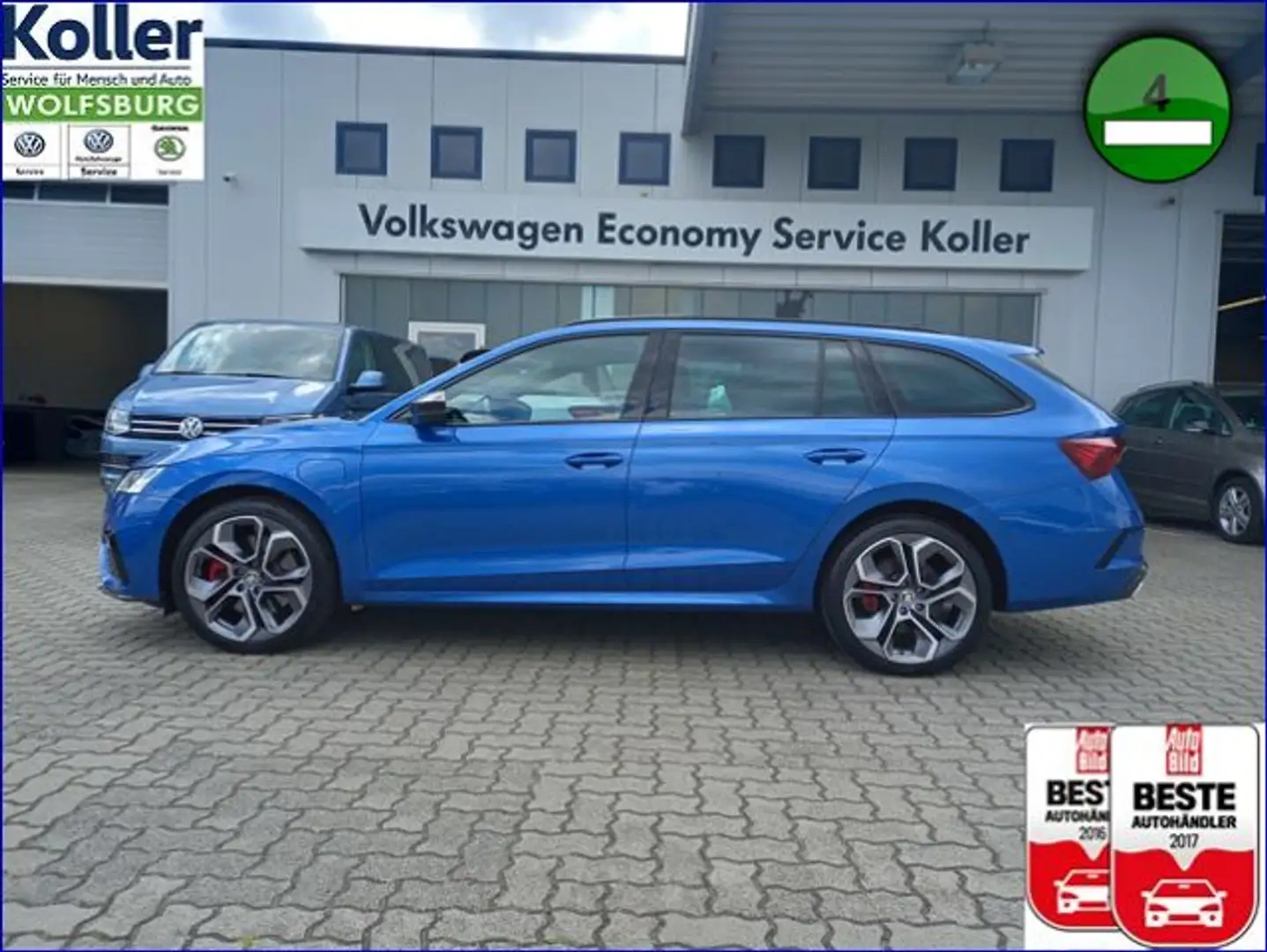 Skoda Octavia Combi RS iV Navi Kamera DCC ACC Matrix Blau - 1