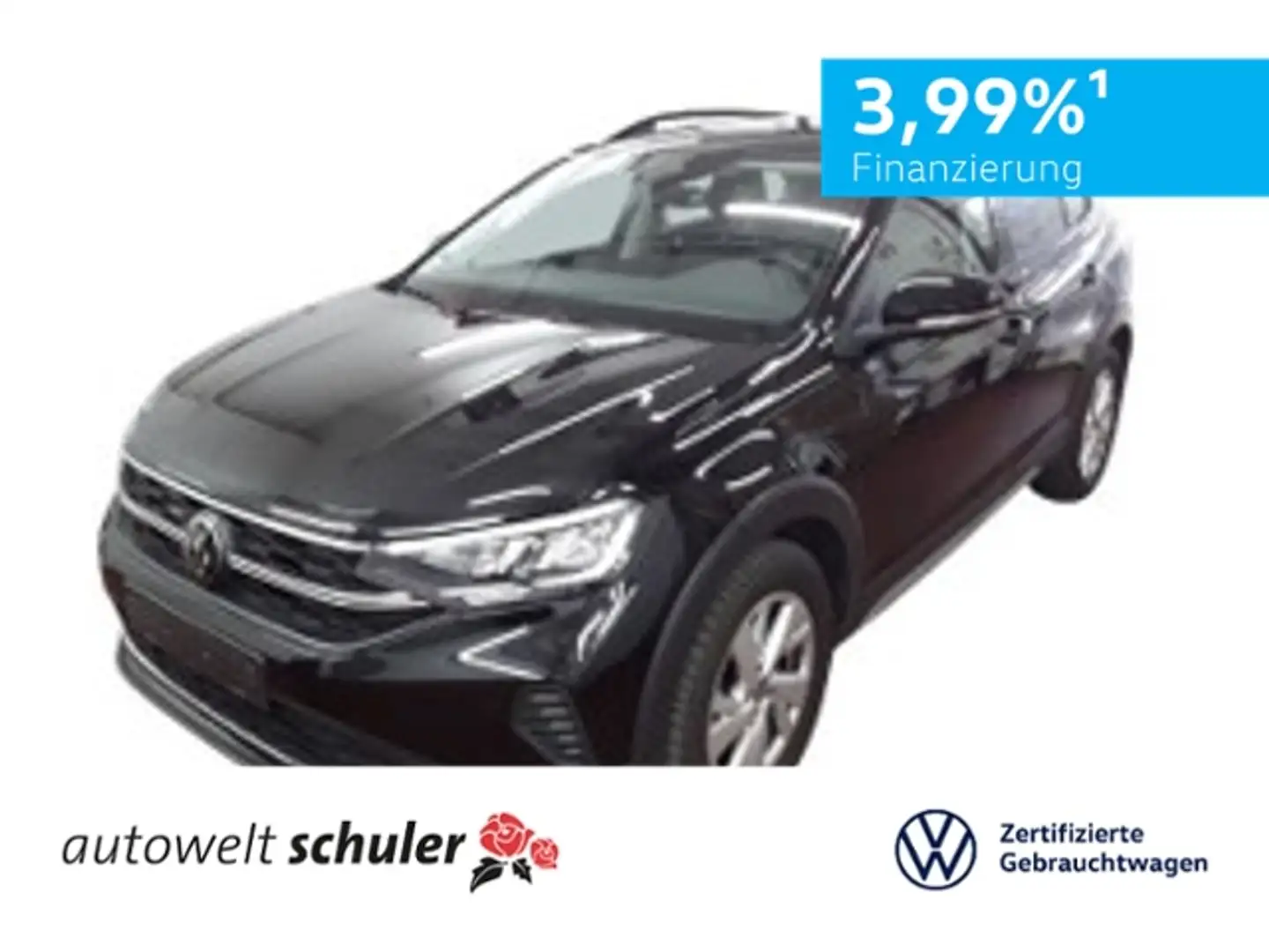 Volkswagen Taigo 1,0 TSI Life Kamera LED Climatronic Schwarz - 1