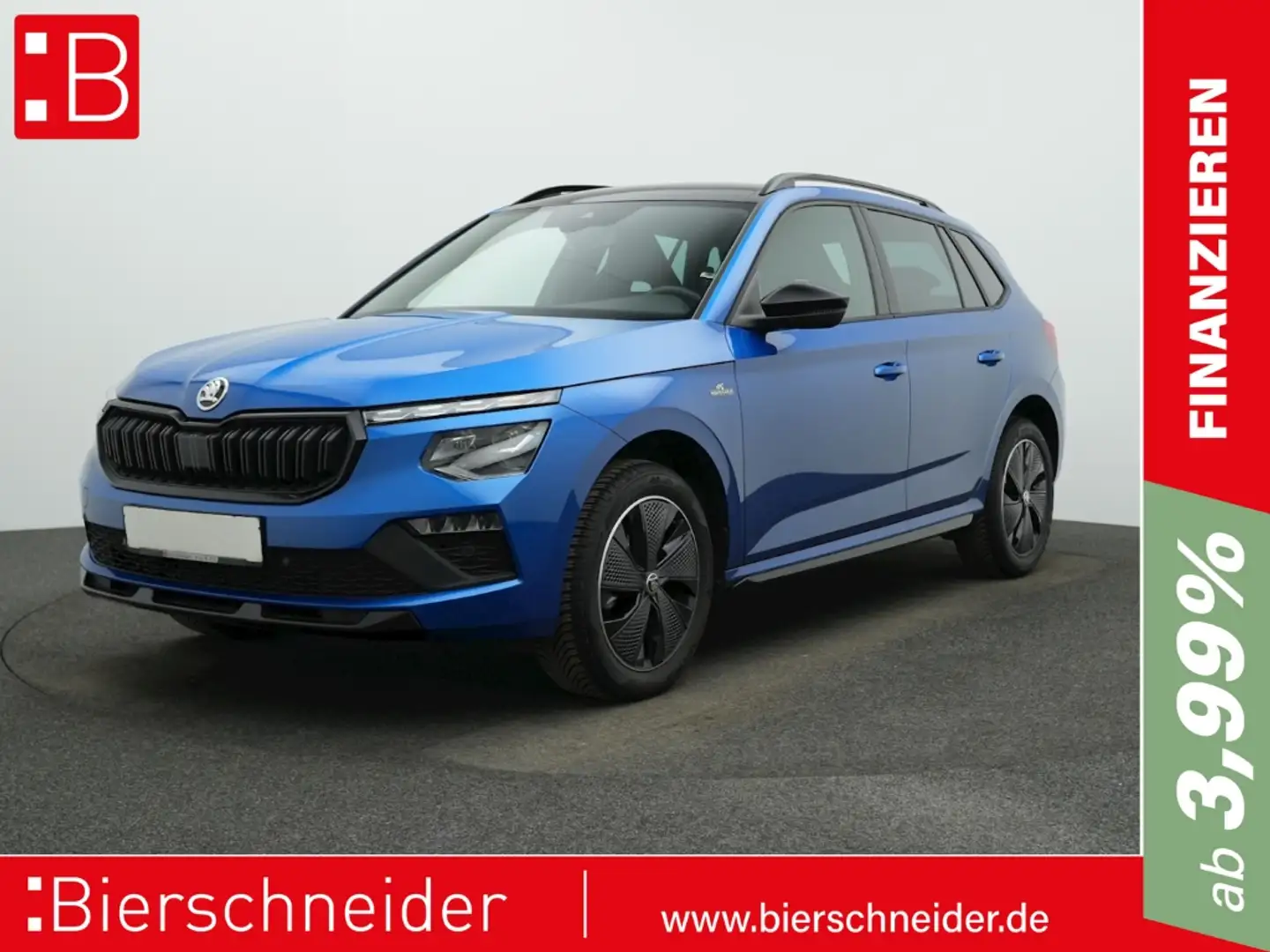 Skoda Kamiq 1.0 TSI DSG Monte Carlo PANO NAVI KAMERA ALU 17 Blau - 1