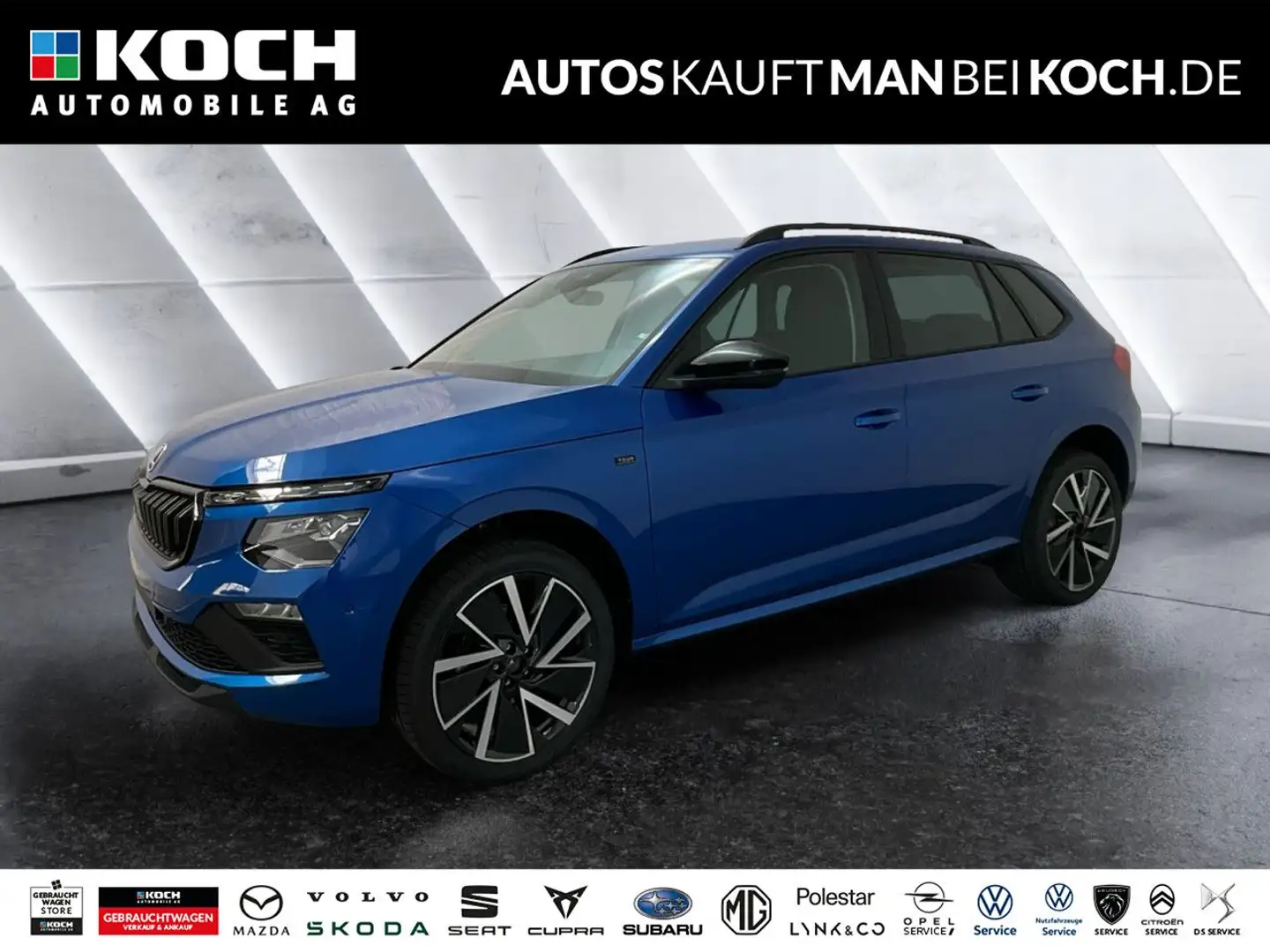 Skoda Kamiq 1.0 TSI DSG Tour BLACK ACC SPURWECHSEL LED Blau - 1