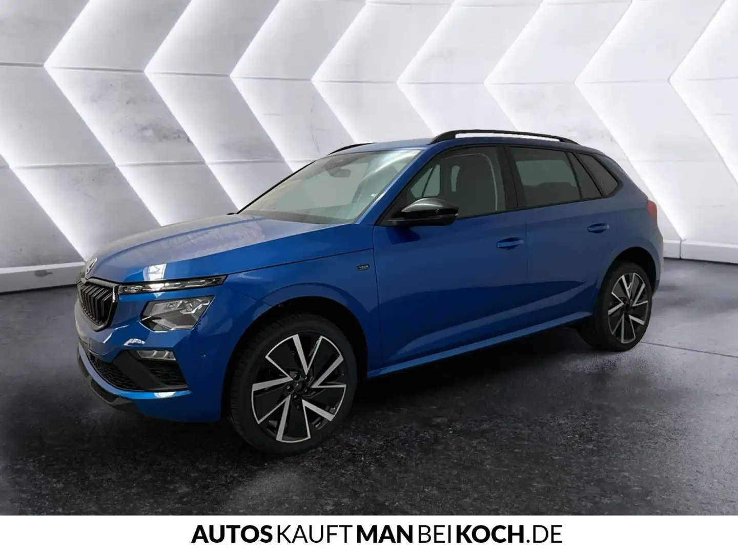 Skoda Kamiq 1.0 TSI DSG Tour BLACK ACC SPURWECHSEL LED Blauw - 2