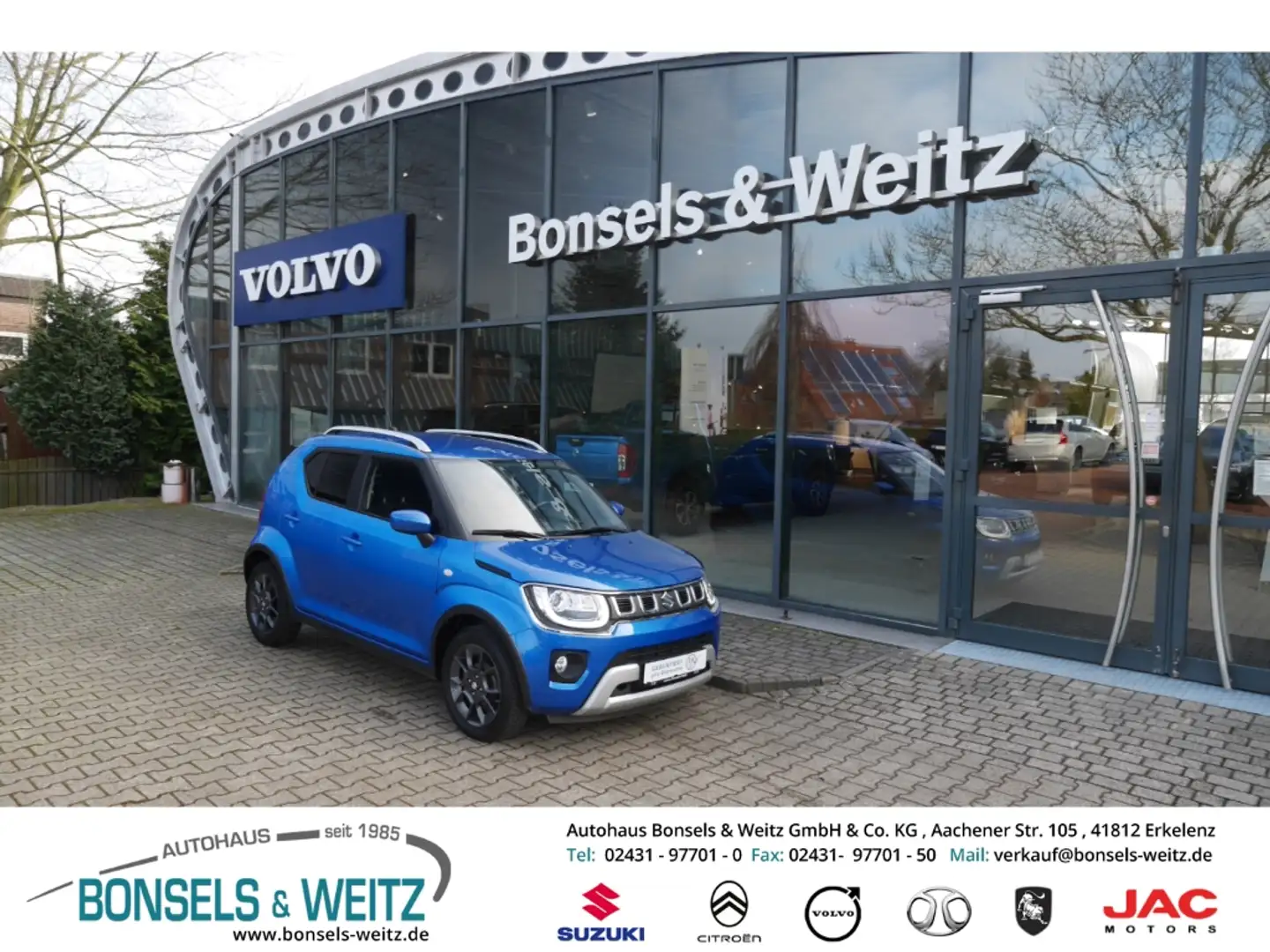 Suzuki Ignis Comfort 1.2 Hybrid LED DAB SHZ Spurhalteass. Rückf Blau - 1