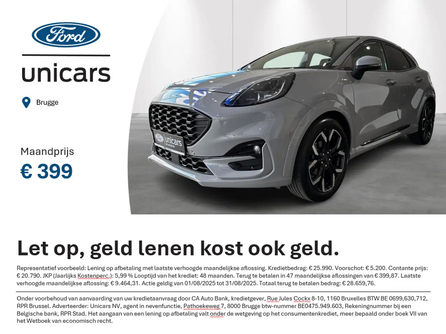 Ford Puma 1.0i Ecoboost mHEV 114kW ST-Line X Gris - 1