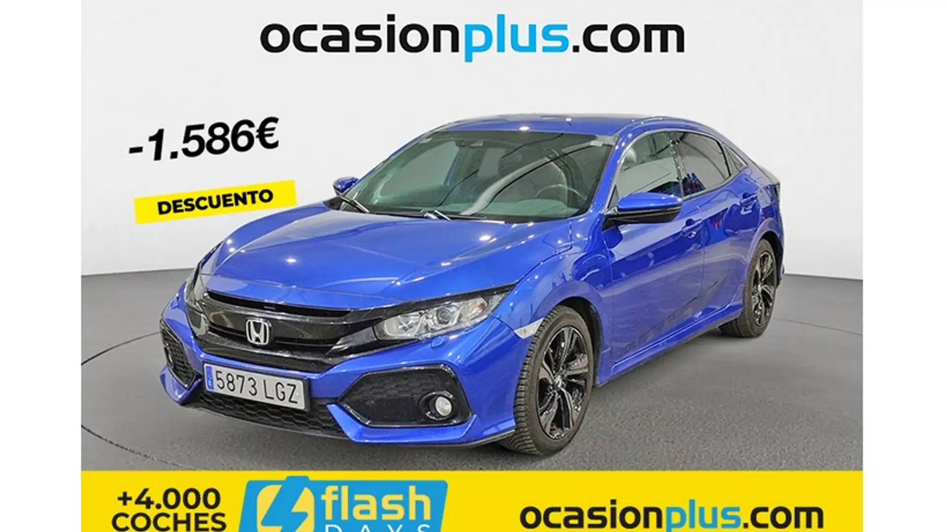 Honda Civic 1.0 VTEC Turbo Elegance Navi Azul - 1