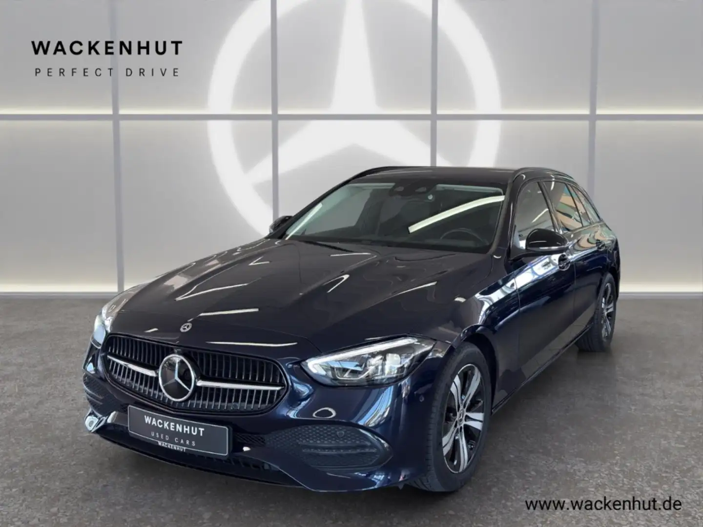 Mercedes-Benz C 220 d T AVANTGARDE NIGHT+BUS+DIST+NAVI-PR+360° Bleu - 1
