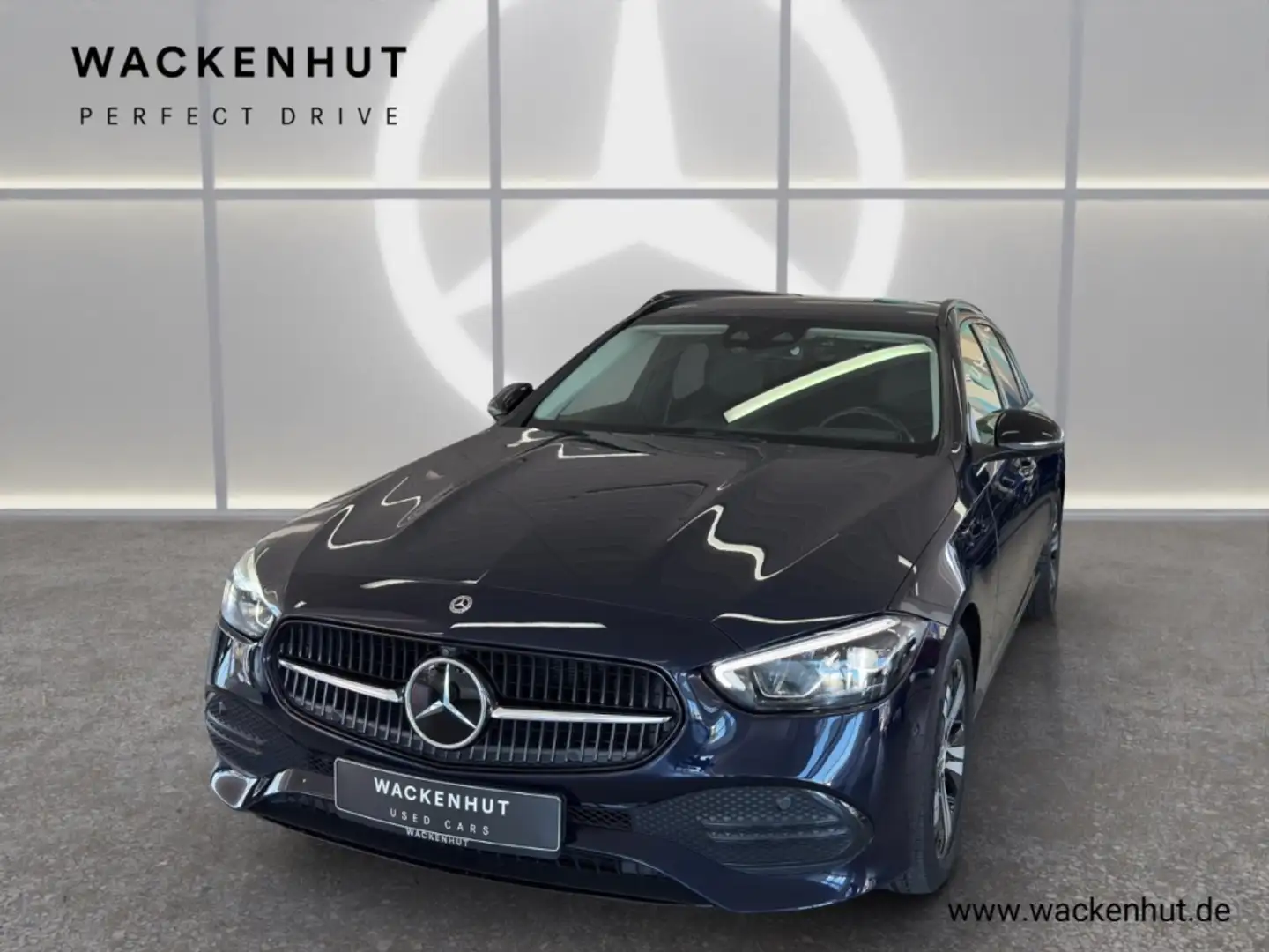Mercedes-Benz C 220 d T AVANTGARDE NIGHT+BUS+DIST+NAVI-PR+360° Bleu - 2