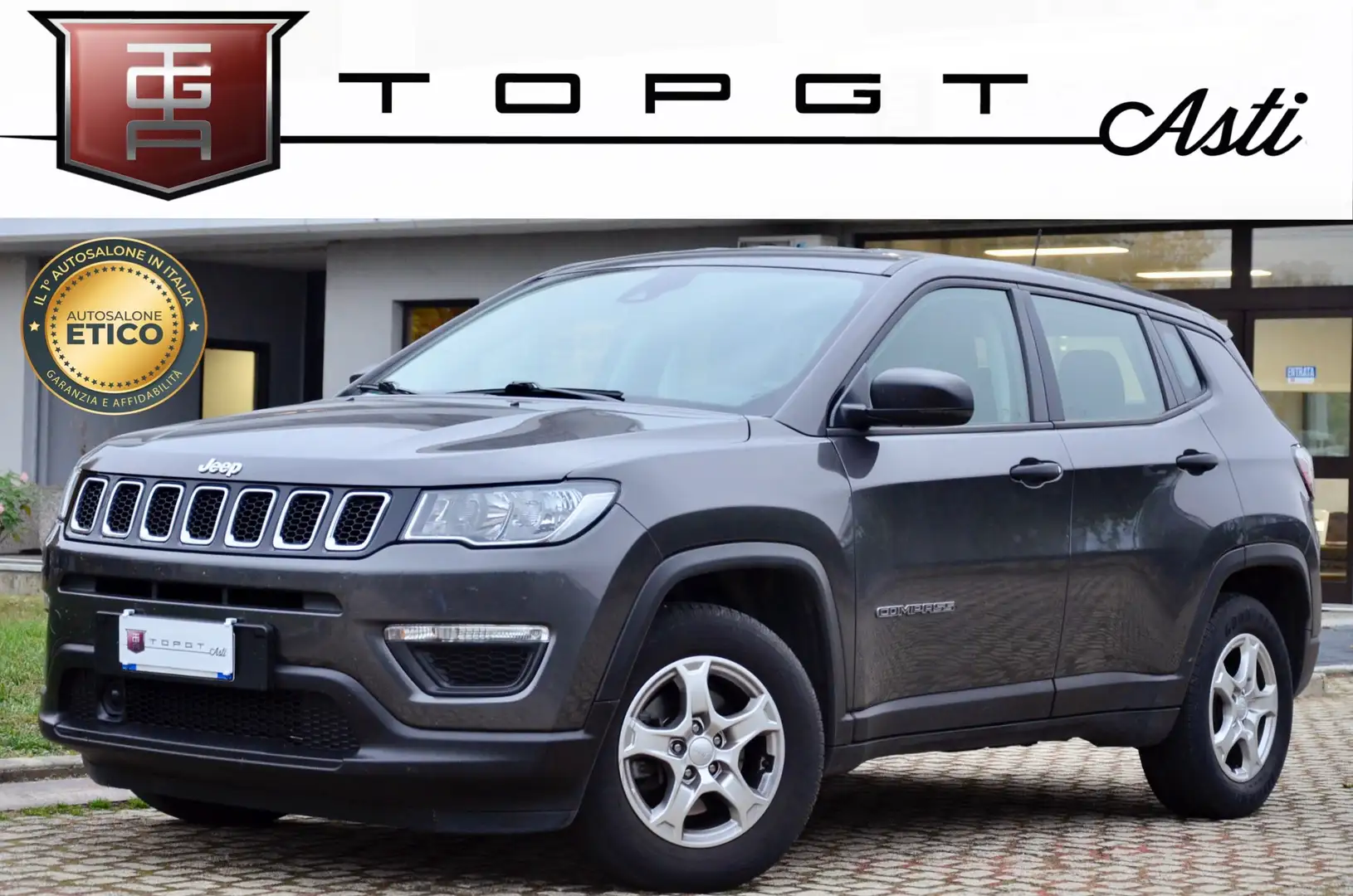 Jeep Compass 1.3 turbo t4 2wd 131cv UNICO UTILIZZATORE, PERMUTE Grigio - 1