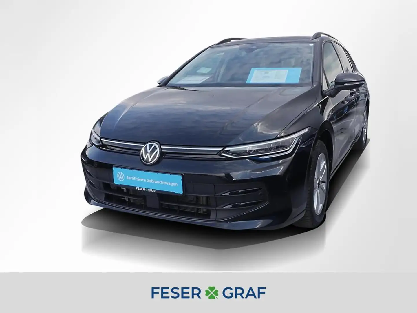 Volkswagen Golf 8 Var. 1.5 eTSI Life DSG ACC HuD LED Sitzh. Noir - 1