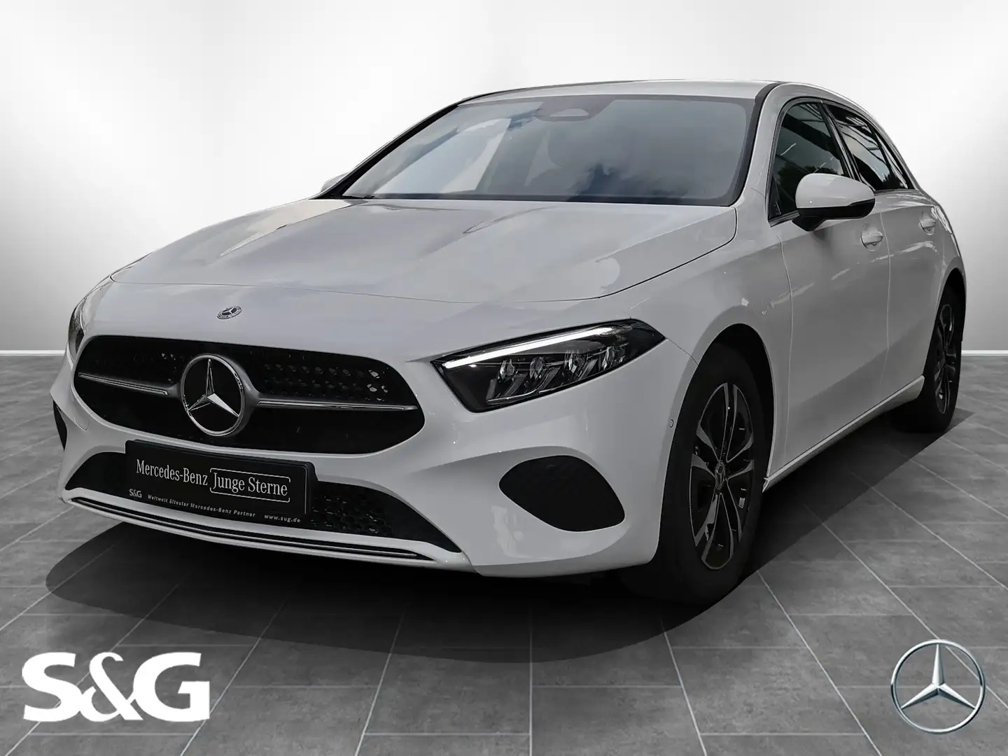 Mercedes-Benz A 180 Progressive+LED+KAMERA+17"+NAVI+CARPLAY Weiß - 1