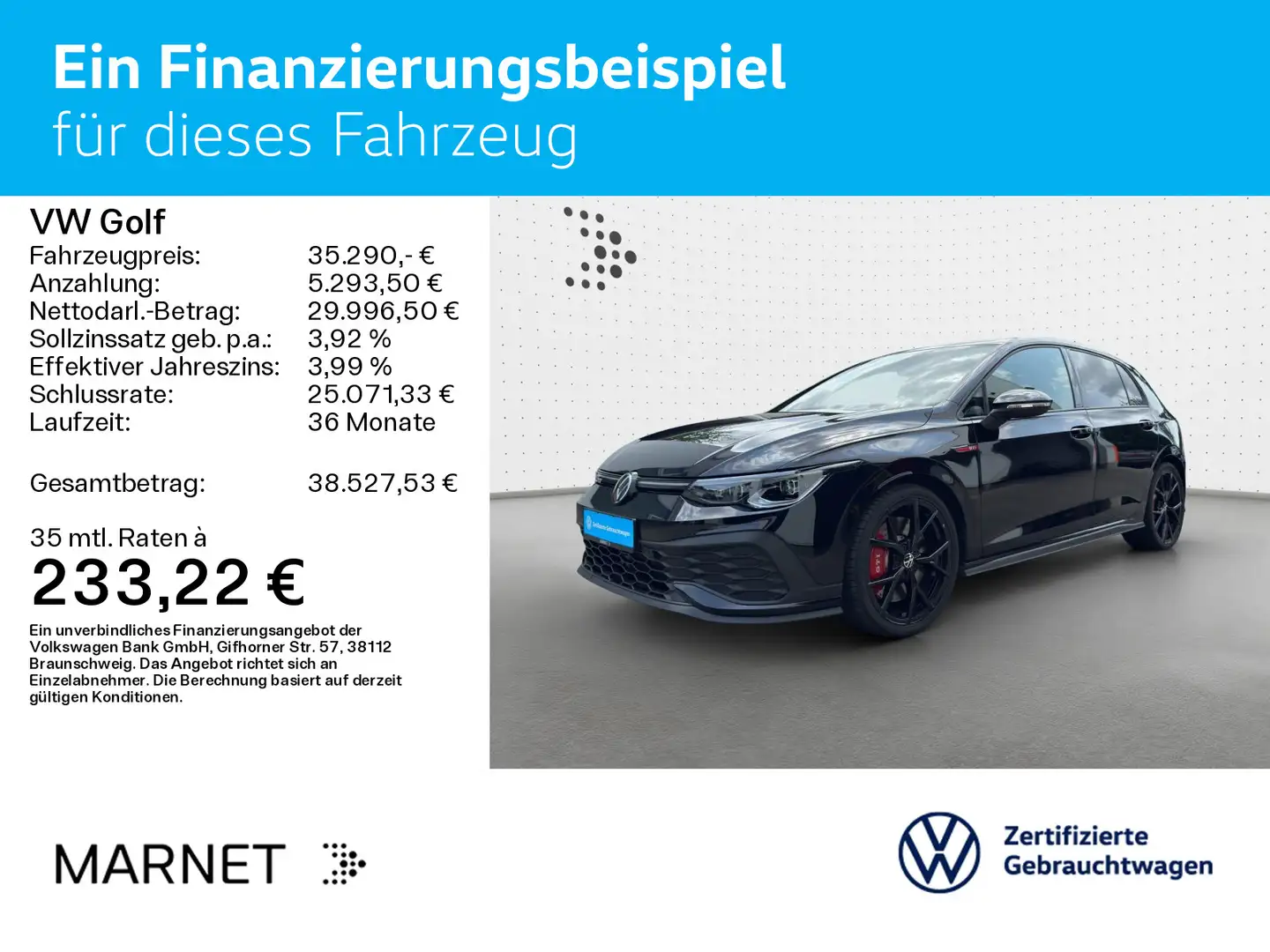 Volkswagen Golf VIII 2.0 TSI DSG GTI CLUBSPORT*BLACK STYLE* Noir - 2