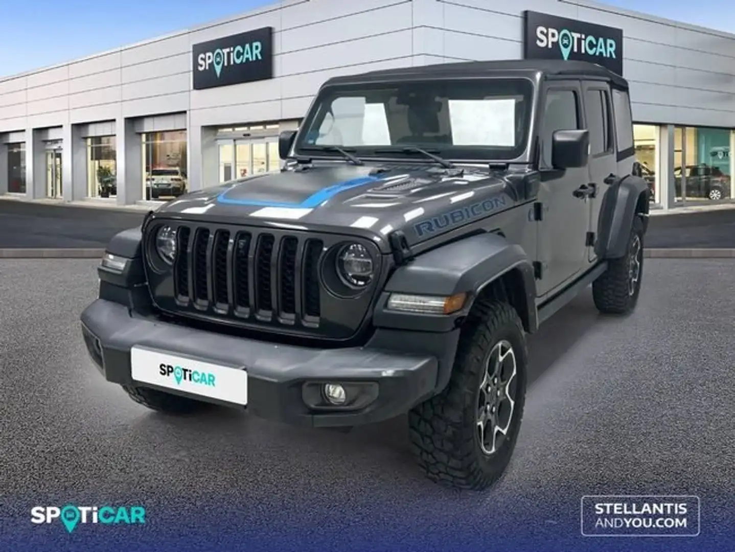 Jeep Wrangler 4p 2.0 380CV 8ATX E6D Rubicon Gris - 1
