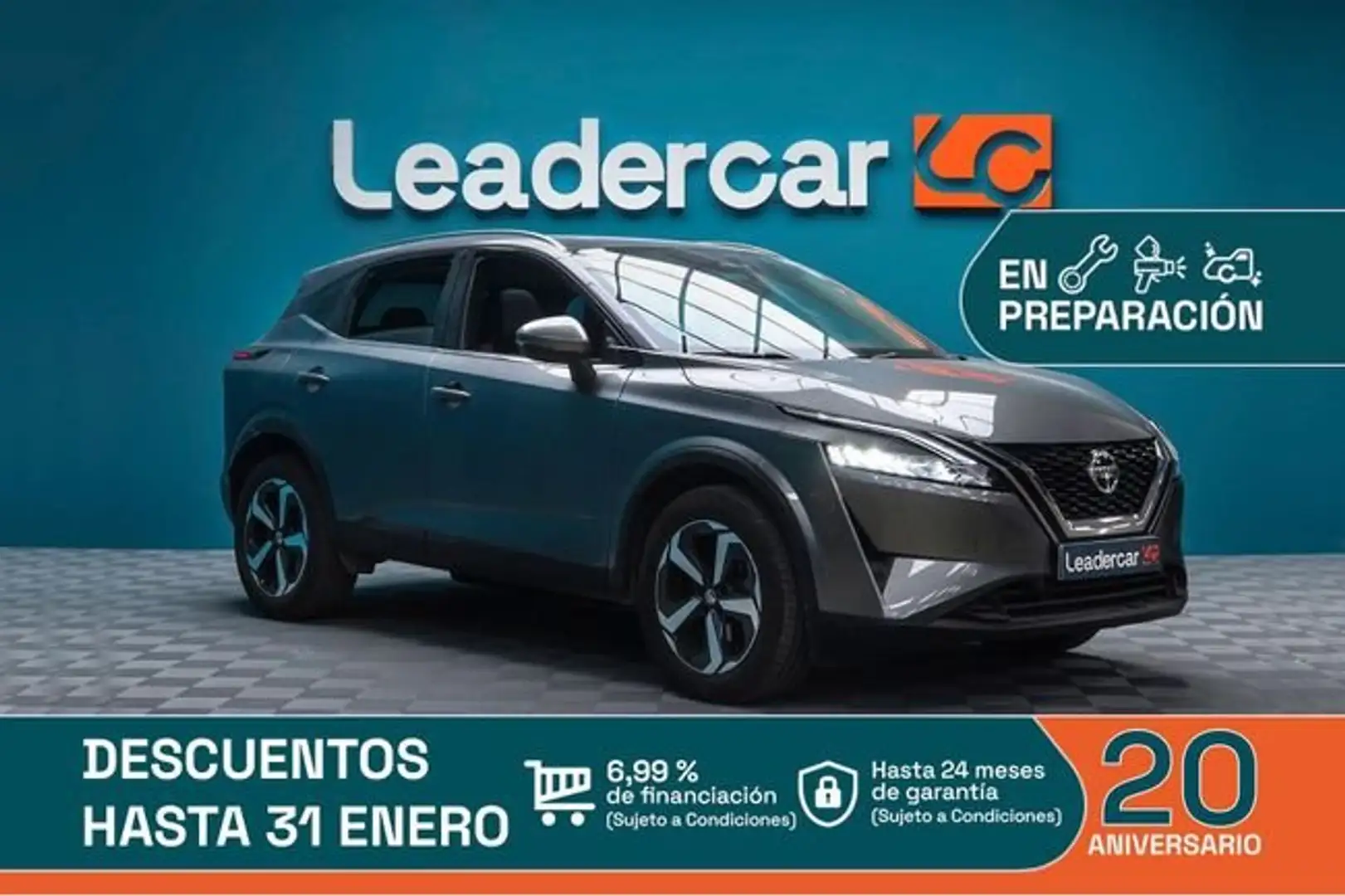 Nissan Qashqai DIG-T 158CV  XTRONIC N-CONNECTA Gris - 1