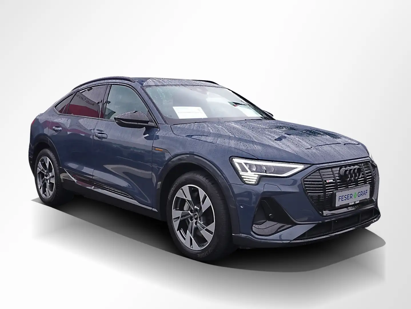 Audi e-tron Sportback 55 qu 2x S line B&O Matrix Pano Blau - 2