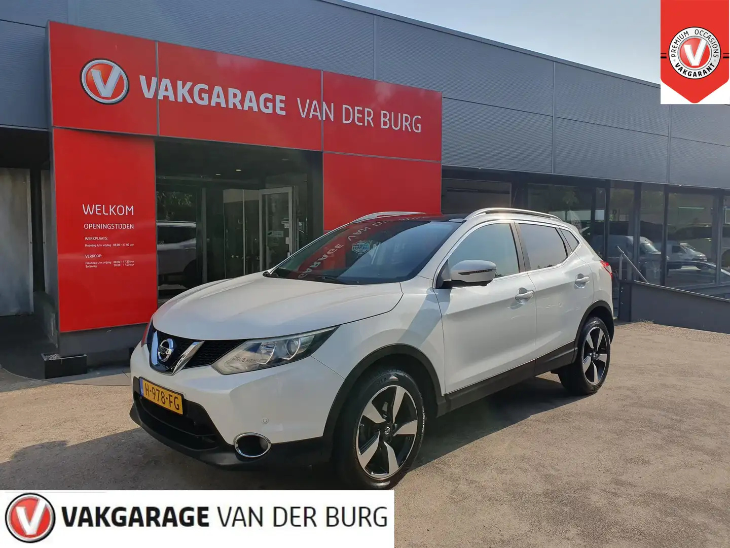Nissan Qashqai 1.2 Connect Edition Pano dak Navi Camera Trekhaak Blanc - 1