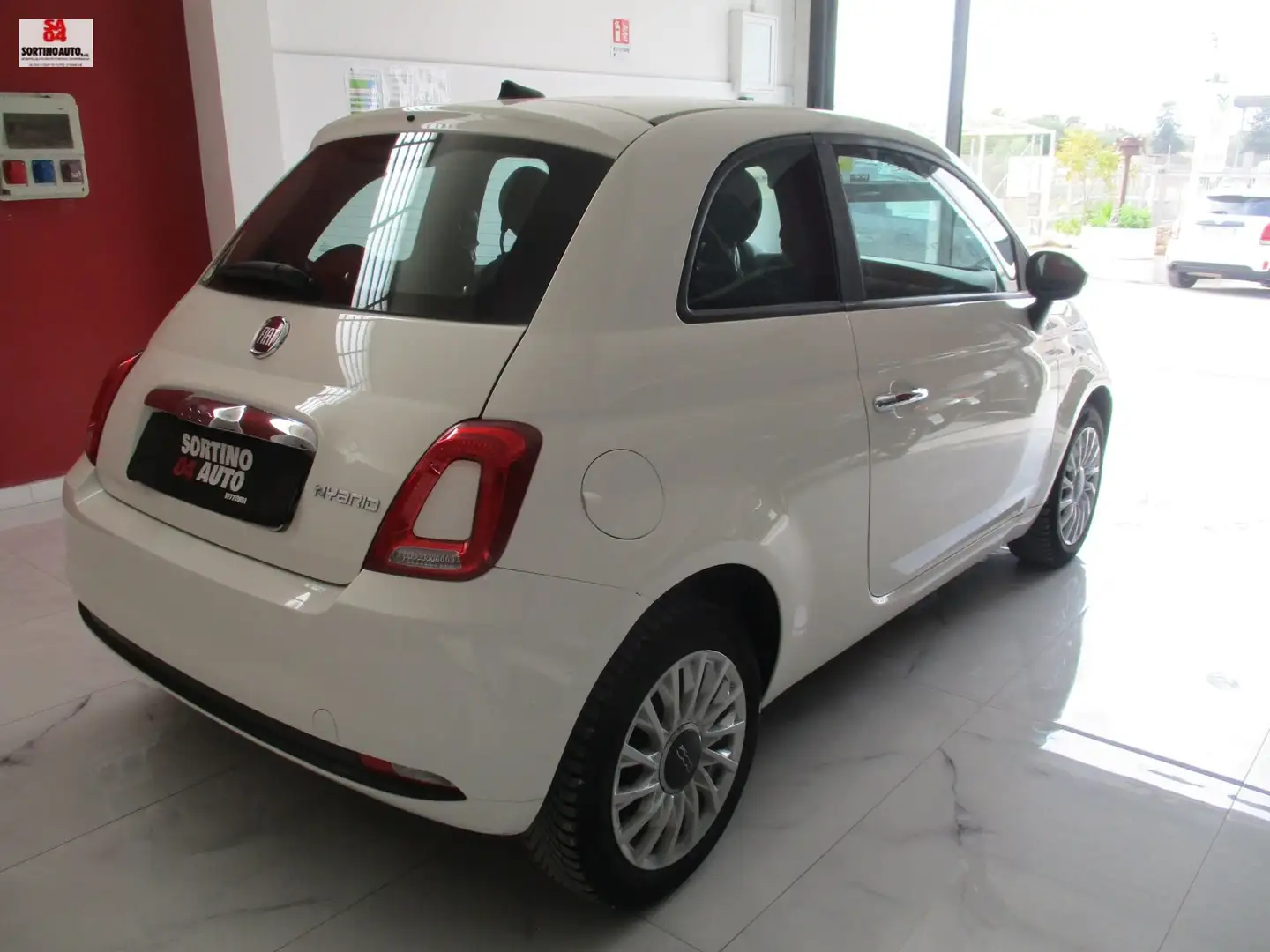 Fiat 500 1.0 hybrid Cult 70cv 4/2021 KM65000 NAVI OTTIMA Blanc - 2