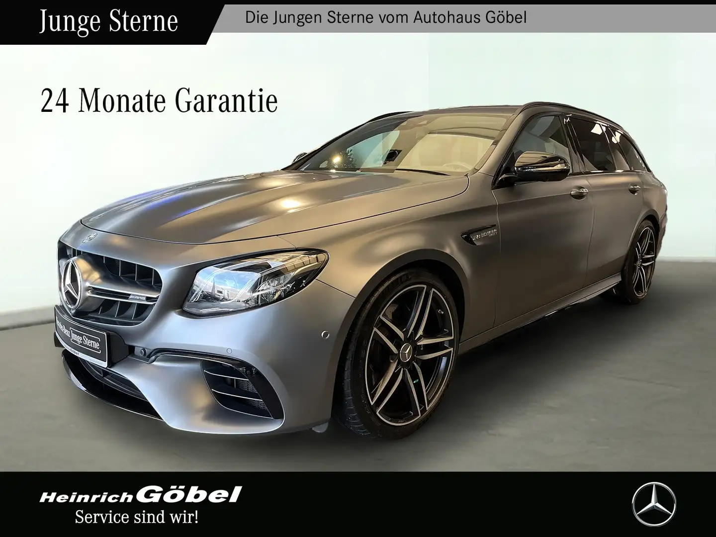 Mercedes-Benz E 63 AMG E 63 4M PAGA+MULTIBEAM+BURMESTER+HUD+AHK+STANDHZ Grau - 1