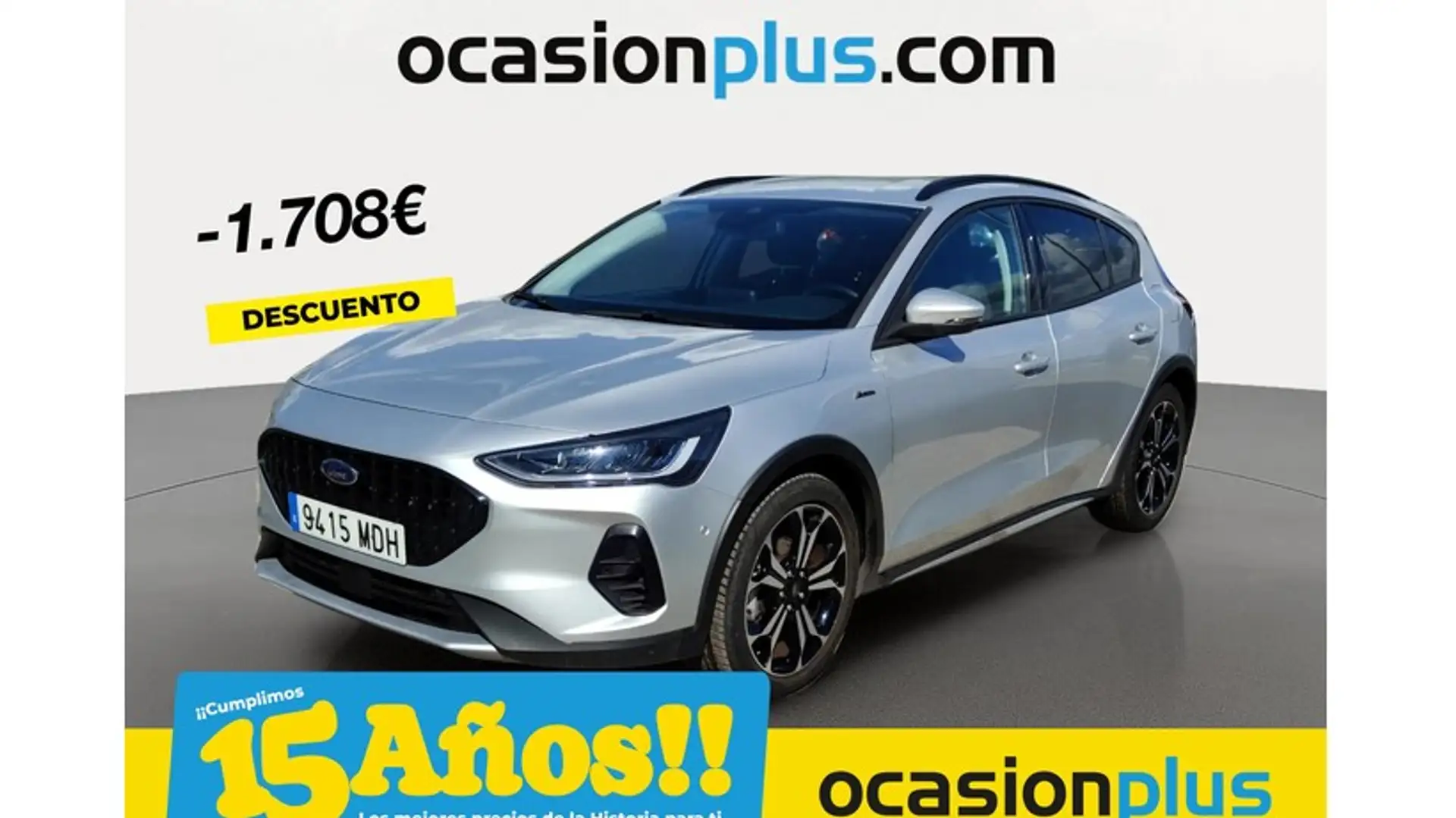 Ford Focus 1.0 Ecoboost MHEV Active 155 Plateado - 1