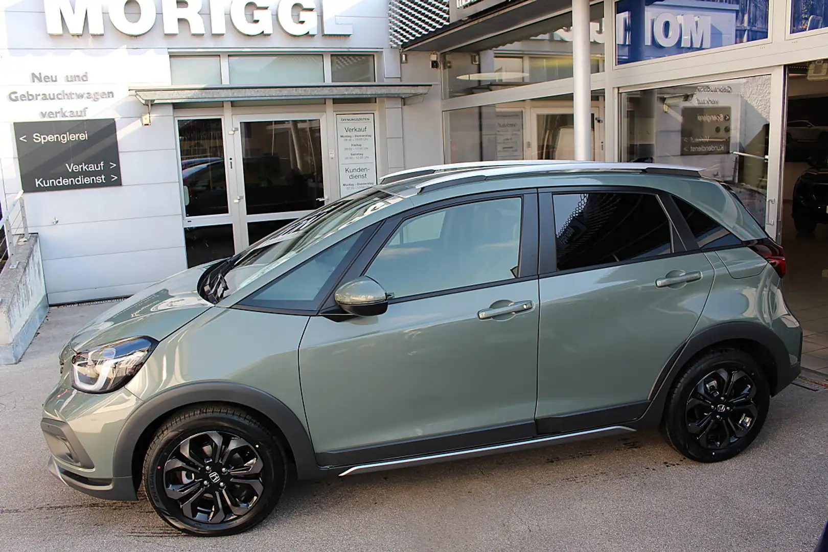 Honda Jazz 1,5 i-MMD Hybrid Crosstar Advance Aut. Grün - 1