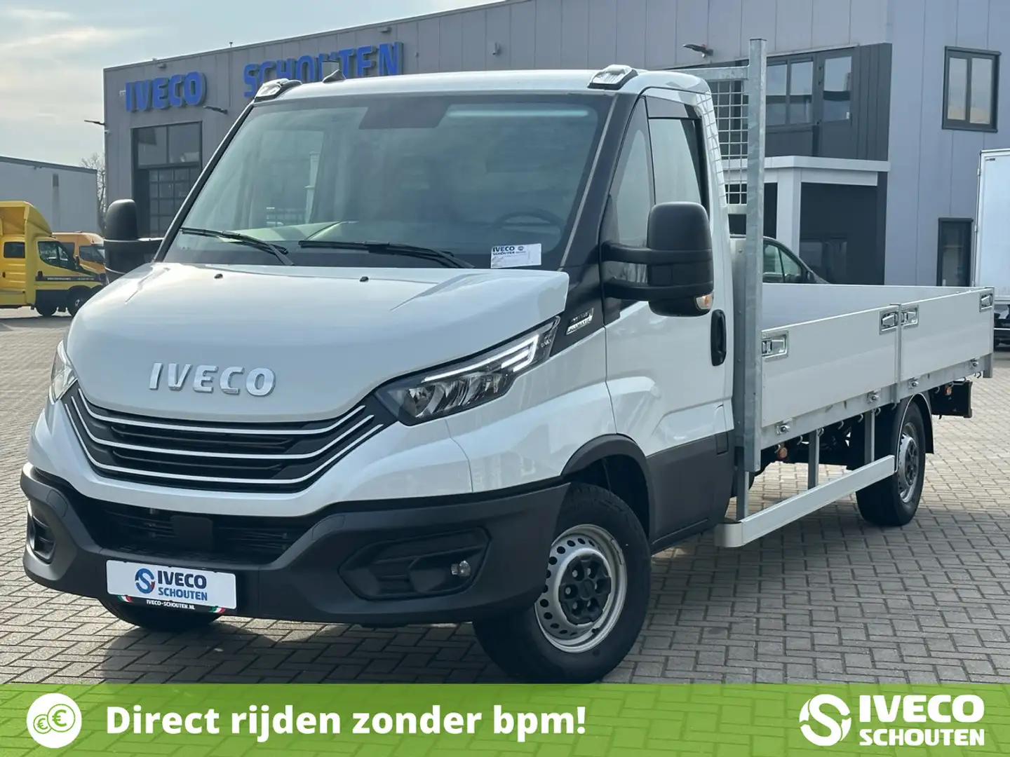 Iveco Daily MY21 35S14A8 Automaat Openlaadbak van der Horst WB Wit - 1
