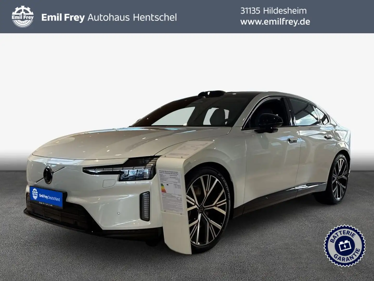 Volvo ES90 Single Motor RWD Ultra 245 kW, 5-türig (Strom Weiß - 1