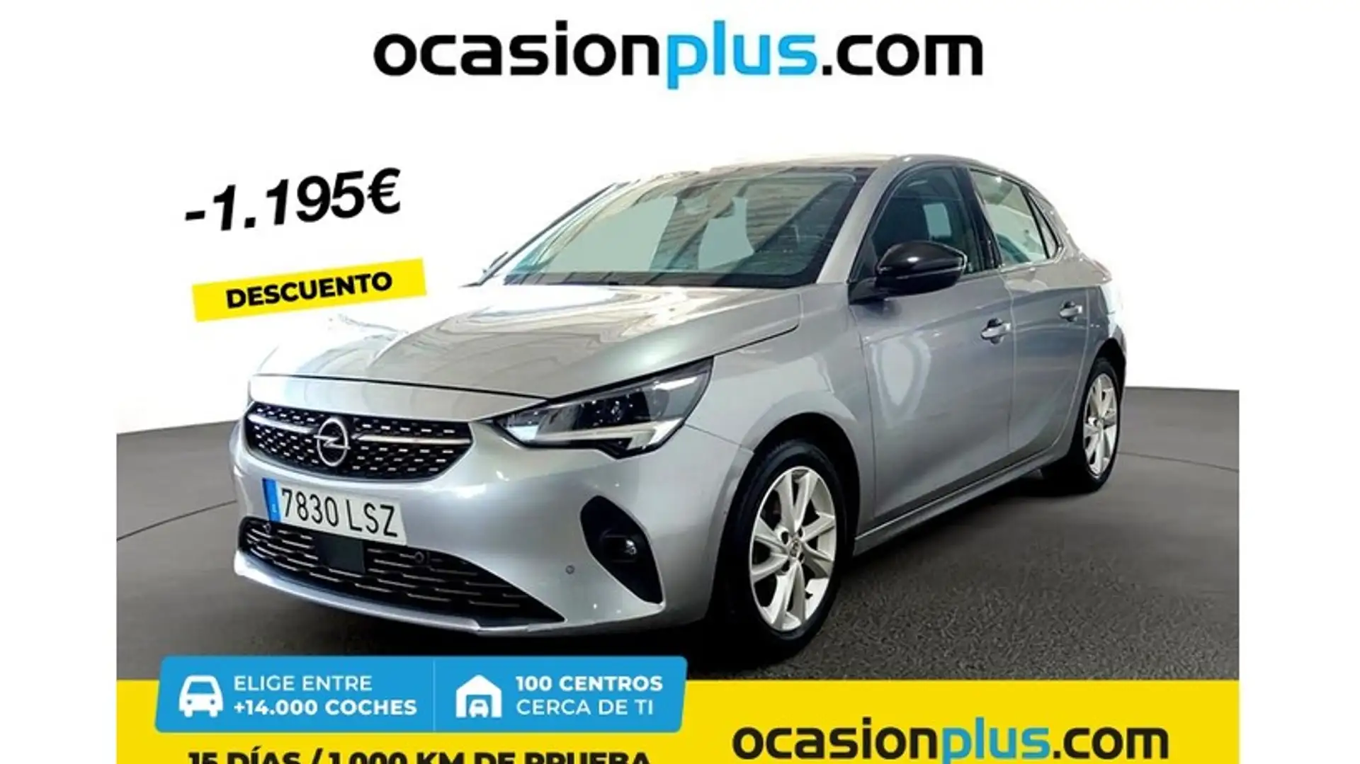 Opel Corsa 1.2T XHT S/S Elegance AT8 100 Gris - 1