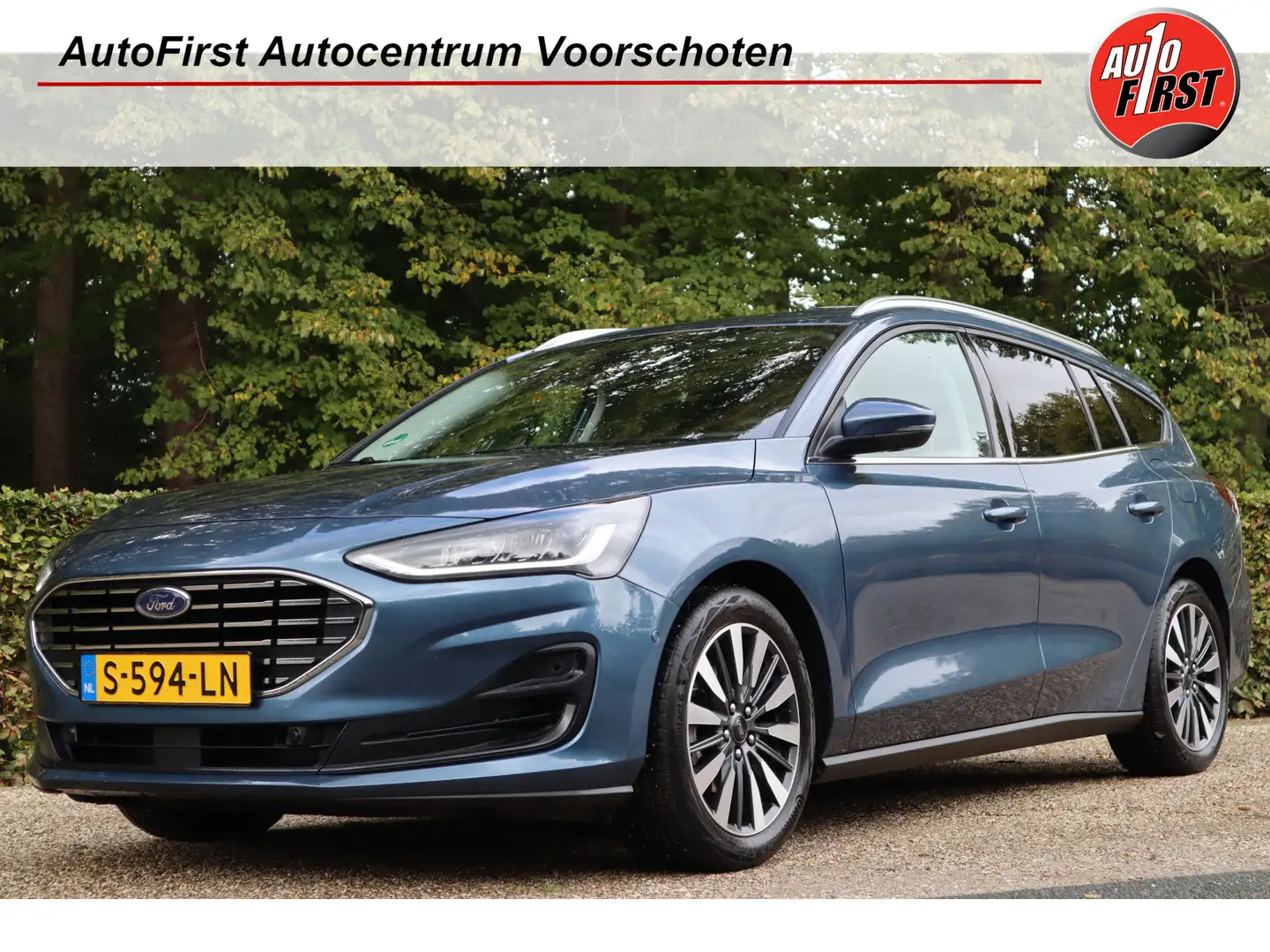 Ford Focus Wagon 1.0 EcoBoost Hybrid Titanium X | Automaat | Blauw - 1