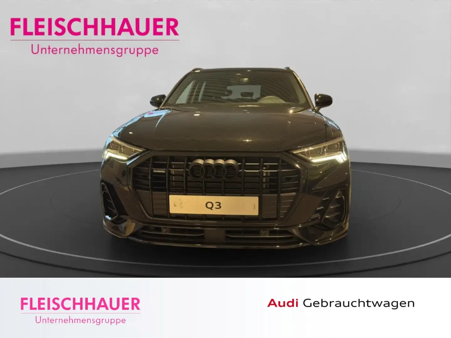 Audi Q3 40 TDI quattro S line Navi+LM20+Matrix+CarPlay+ACC Noir - 2