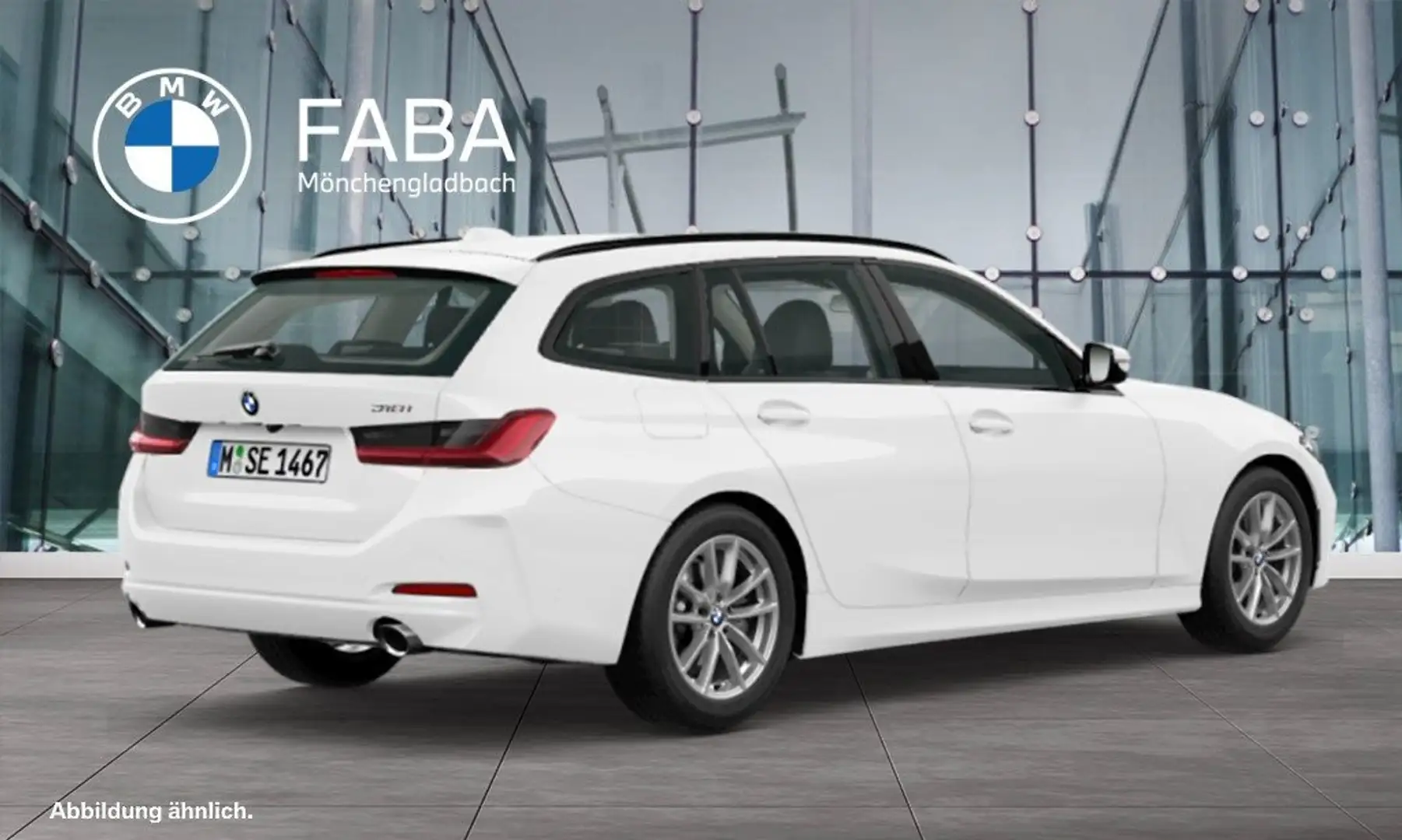 BMW 318 i Touring DAB RFK Komfortzg. Tempomat Shz Weiß - 2