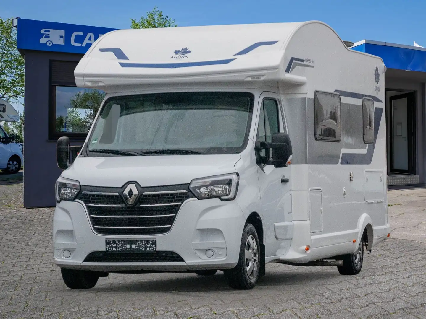 Ahorn Camp T 660 plus TV#Fahrradh#Markise#Hubbett# Weiß - 1