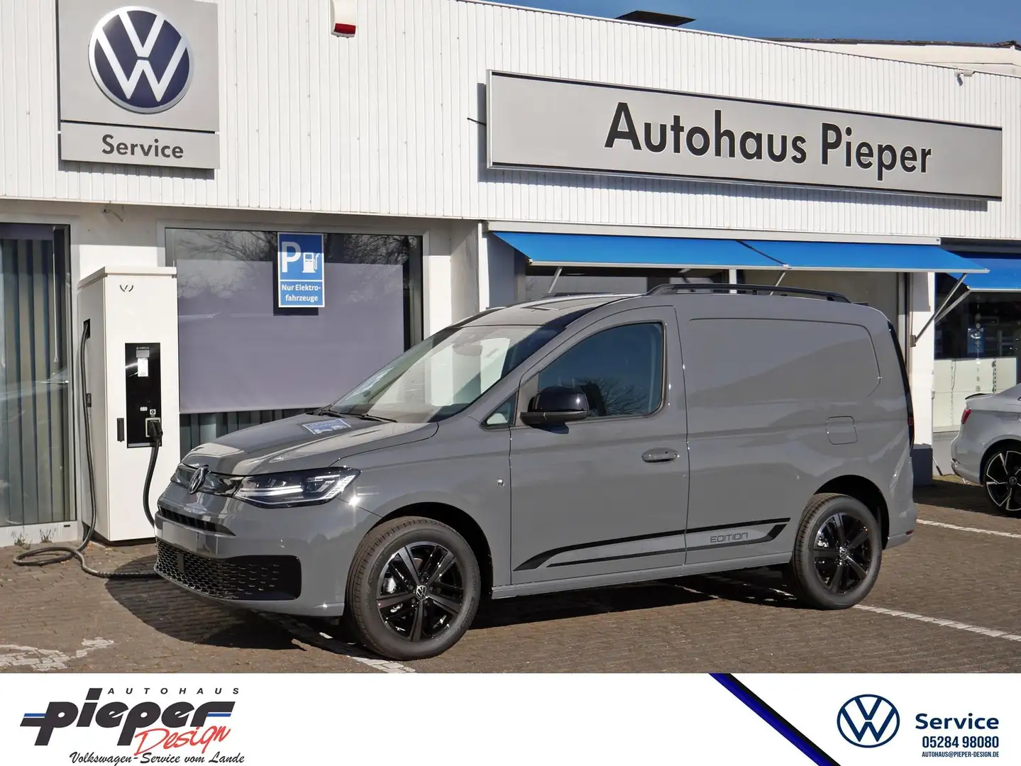 Volkswagen Caddy Cargo 2.0 TDI Edition LED App-Connect PDC 75 kW... Negro - 1