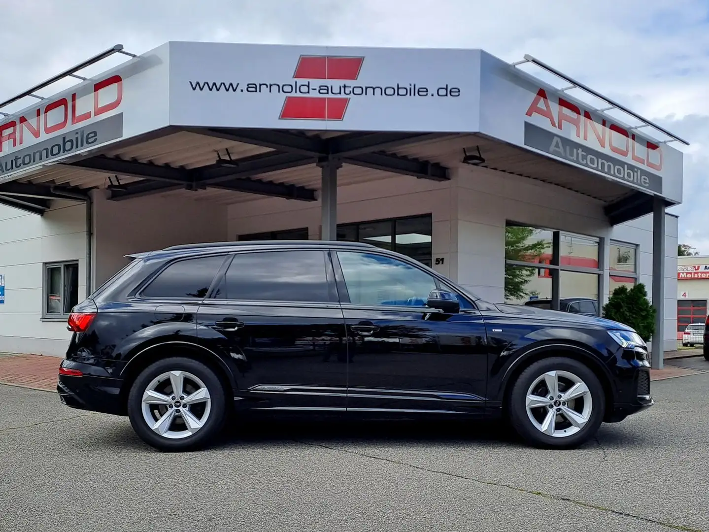 Audi Q7 50 TDI quattro tiptronic S line (1. Hand) Schwarz - 2