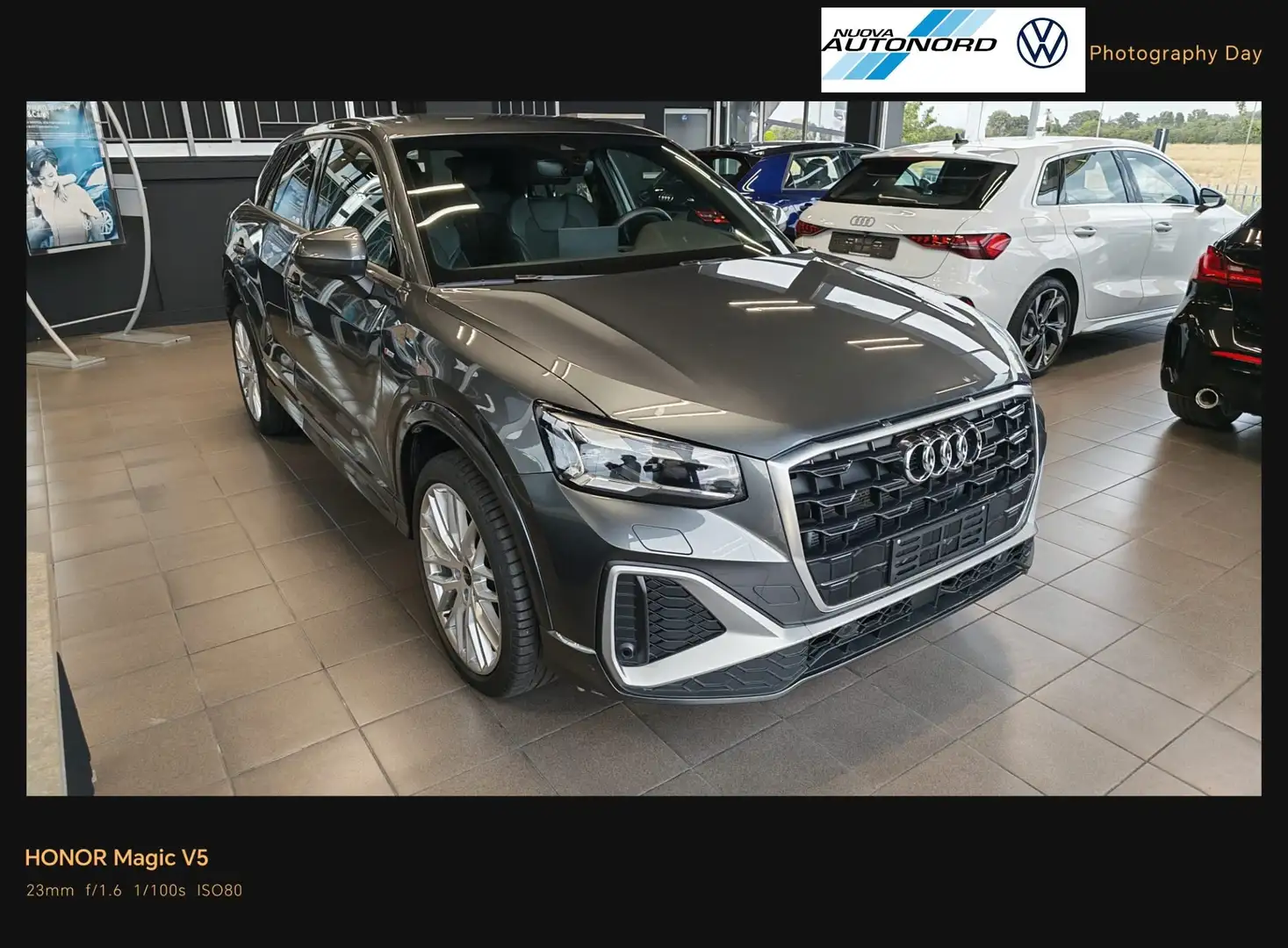 Audi Q2 Q2 35 2.0 tdi S line edition s-tronic Grijs - 1