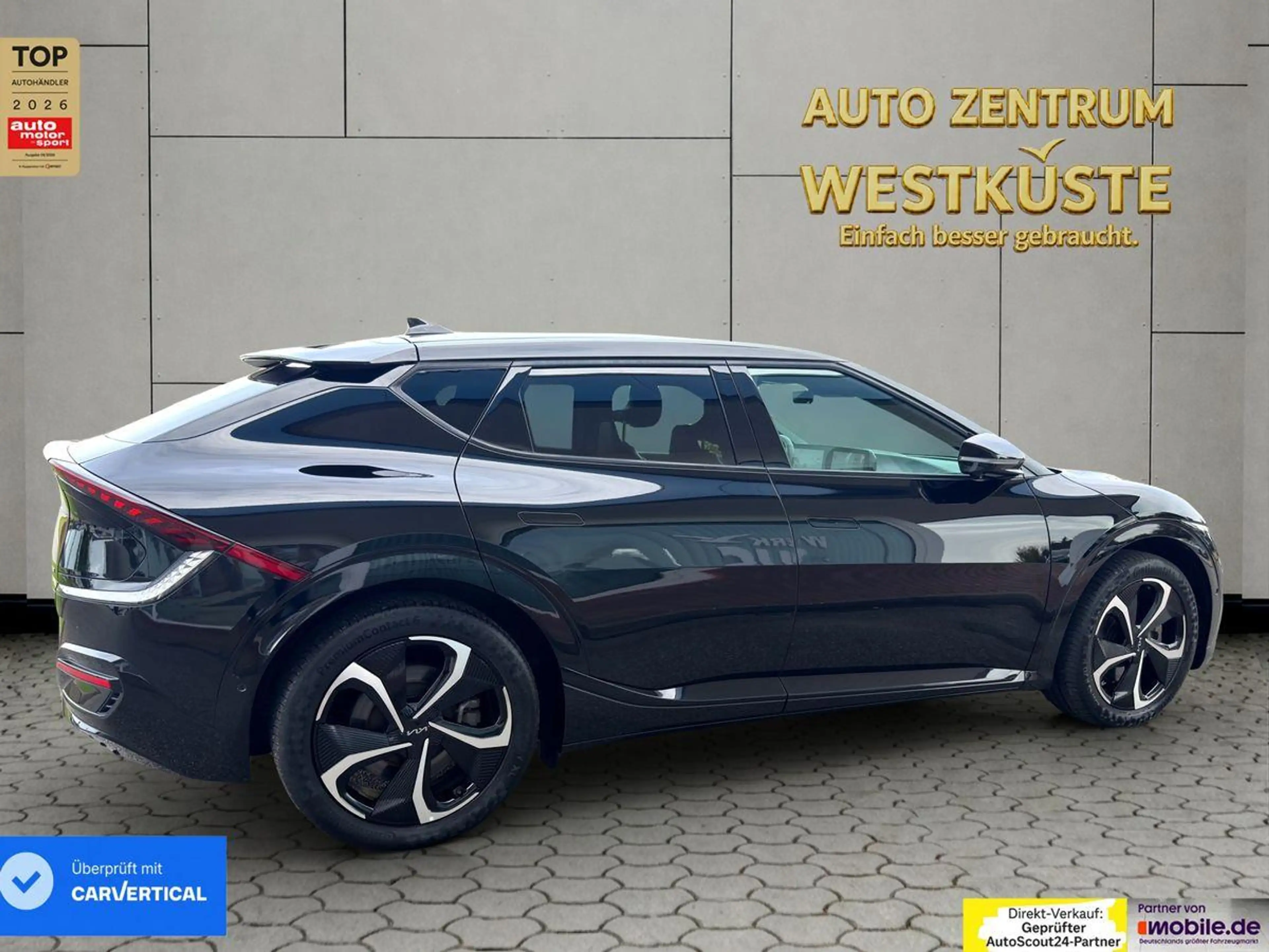 Kia EV6 GT-Line LongRange AHK HuD Meridian 96%SOH 360° — photo 12
