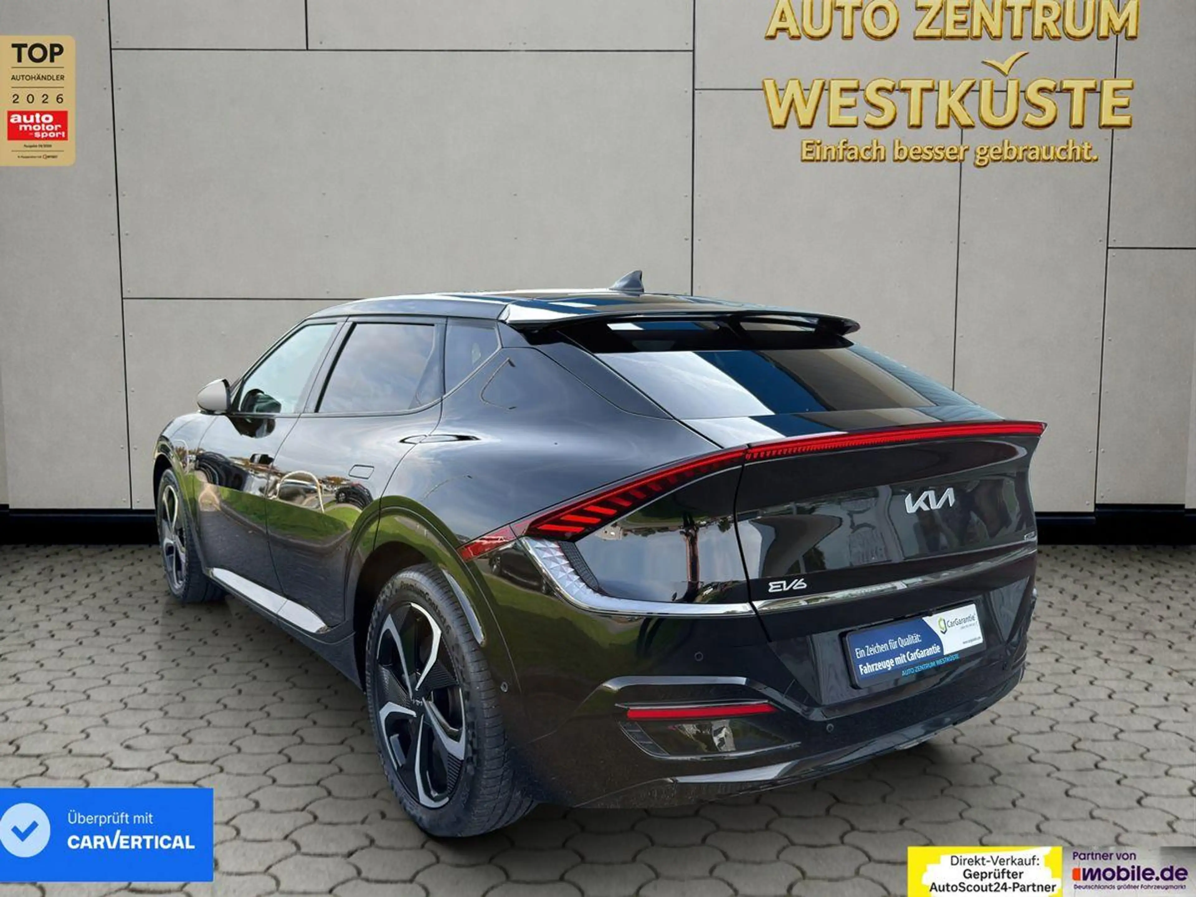 Kia EV6 GT-Line LongRange AHK HuD Meridian 96%SOH 360° — photo 8