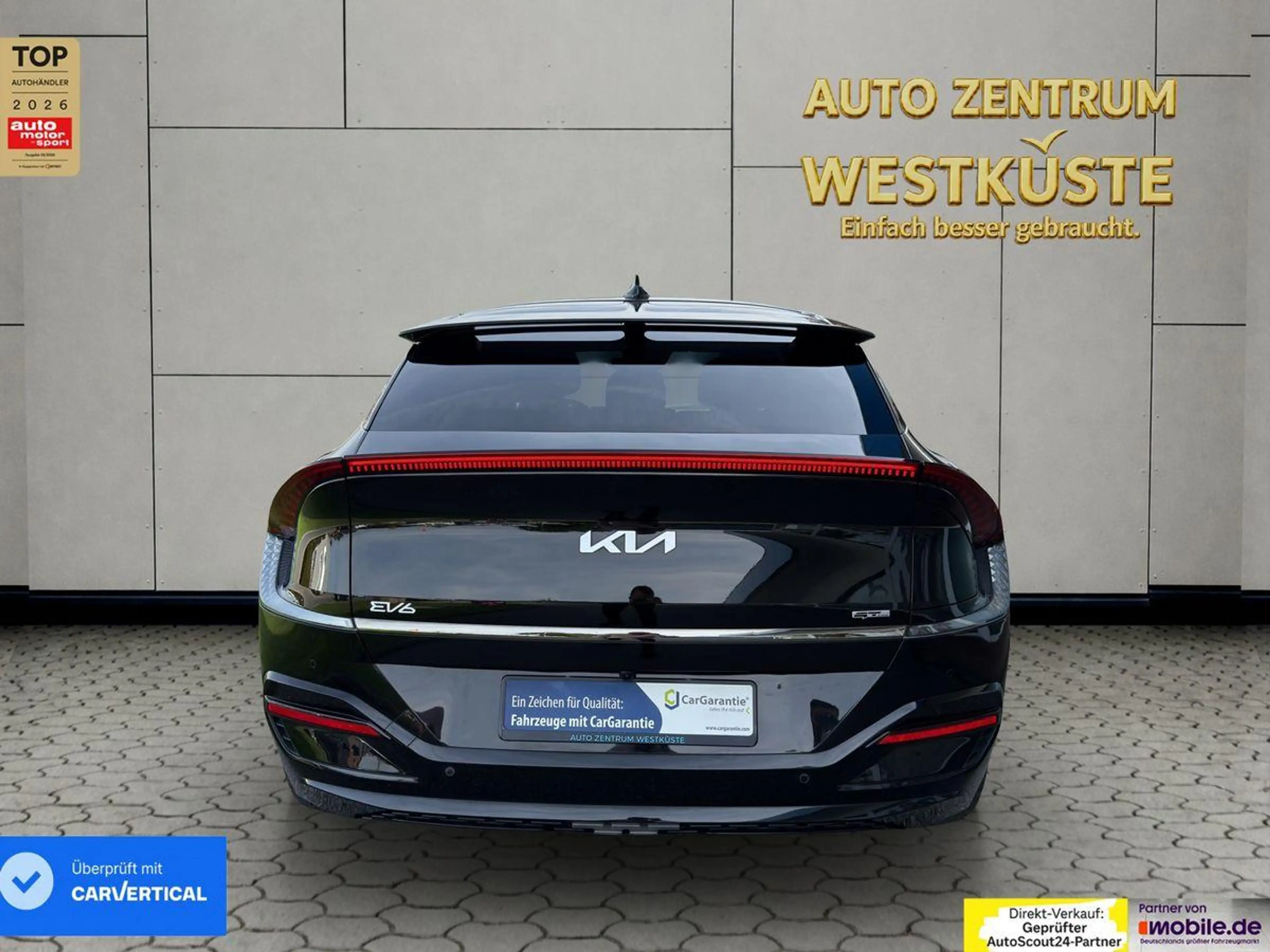 Kia EV6 GT-Line LongRange AHK HuD Meridian 96%SOH 360° — photo 9