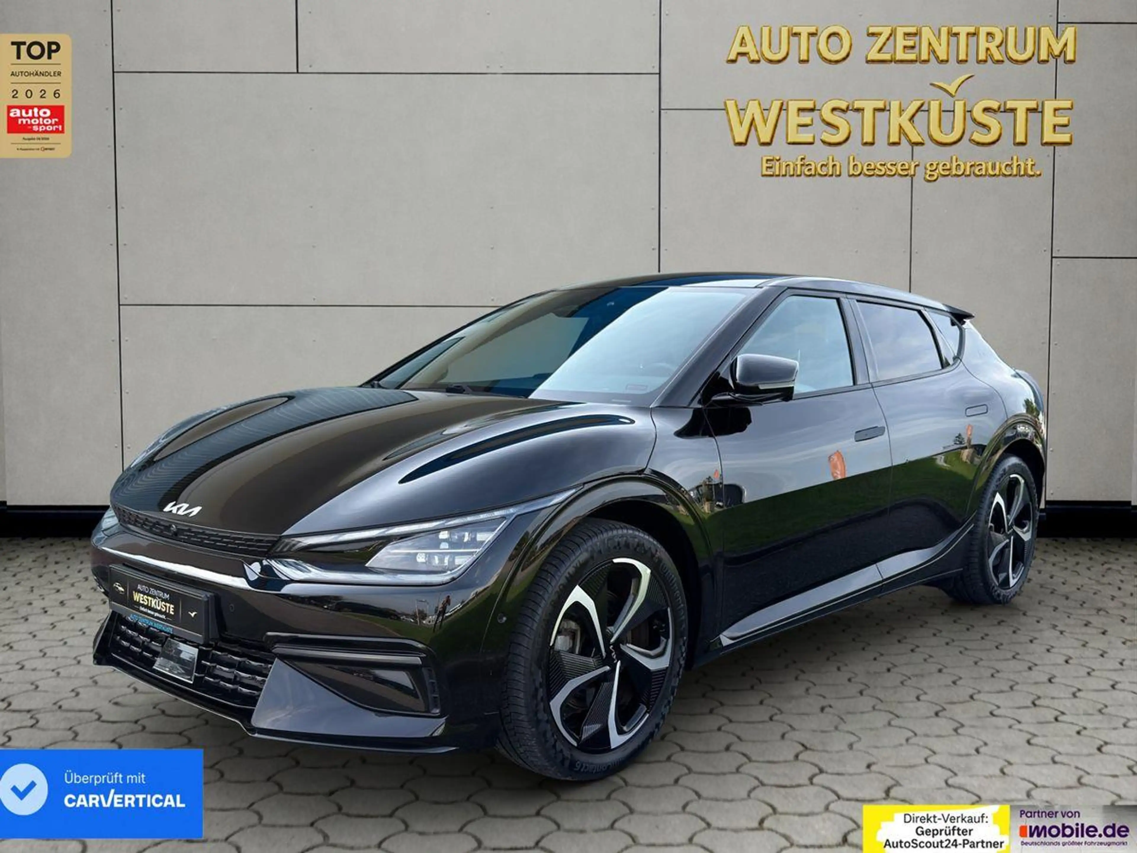 Kia EV6 GT-Line LongRange AHK HuD Meridian 96%SOH 360° — photo 3