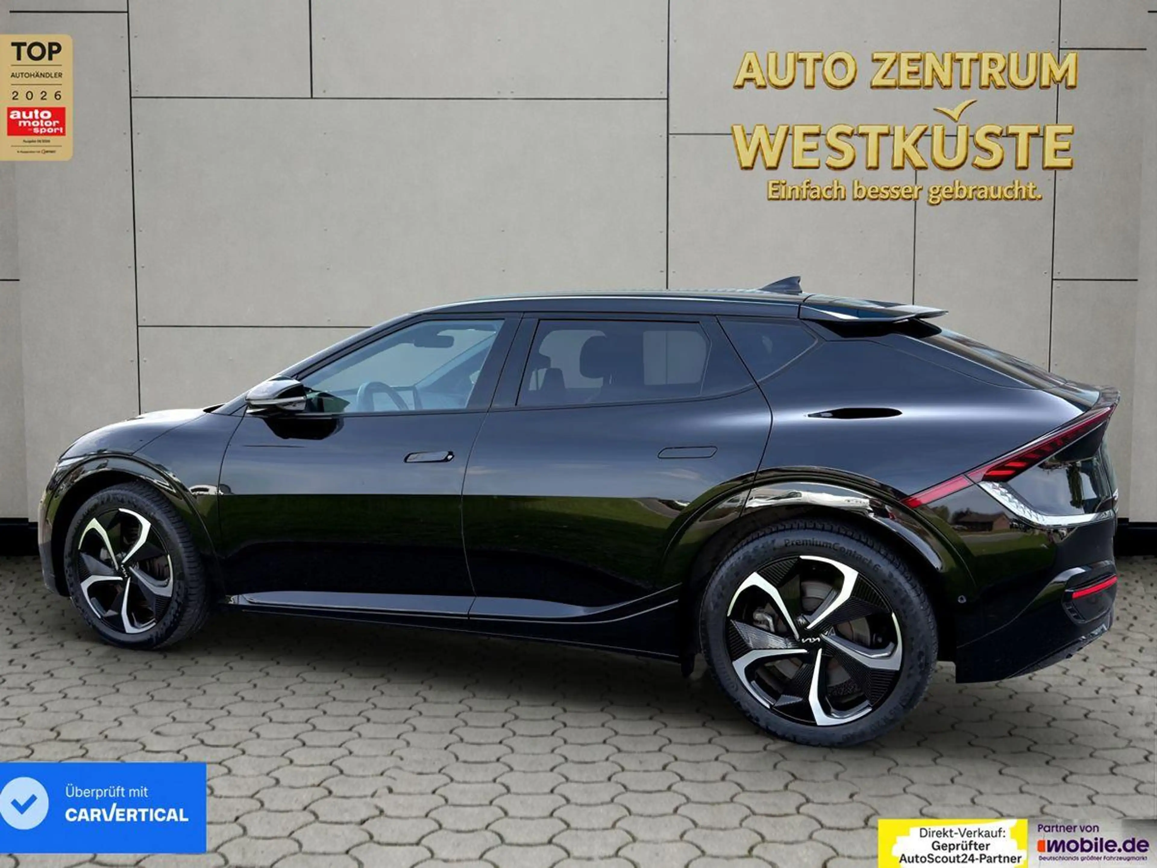 Kia EV6 GT-Line LongRange AHK HuD Meridian 96%SOH 360° — photo 7